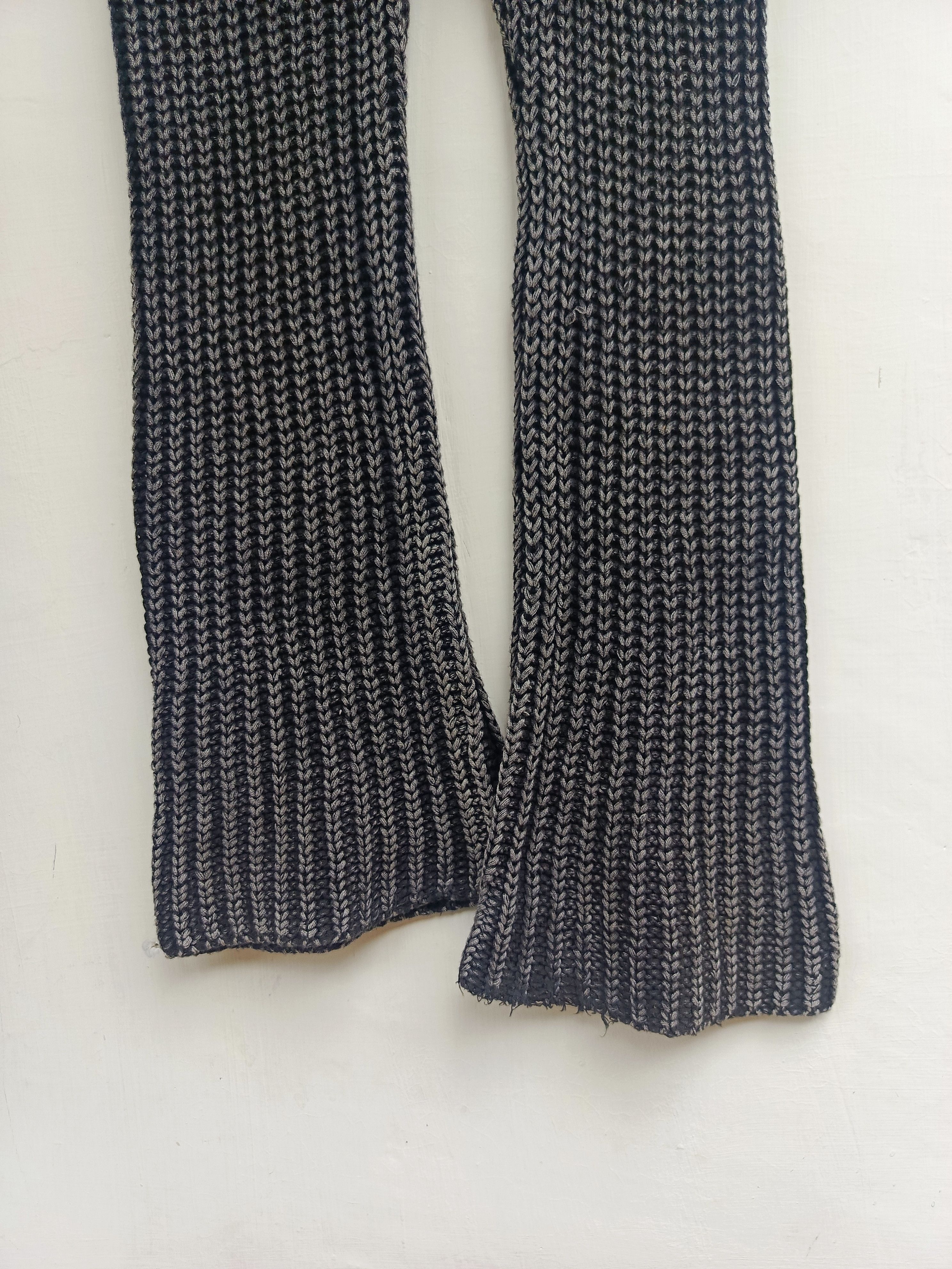 Japanese Brand Select moca knitted pants with an avantgarde style Size 29" - 3 Thumbnail