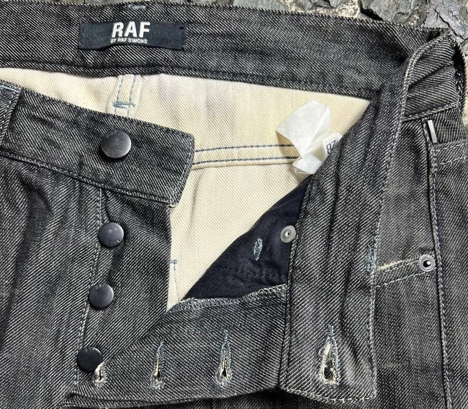 Raf by Raf Simons 2000s Raf by Raf Simons Acid Wash Denim Size US 29 - 7 Thumbnail