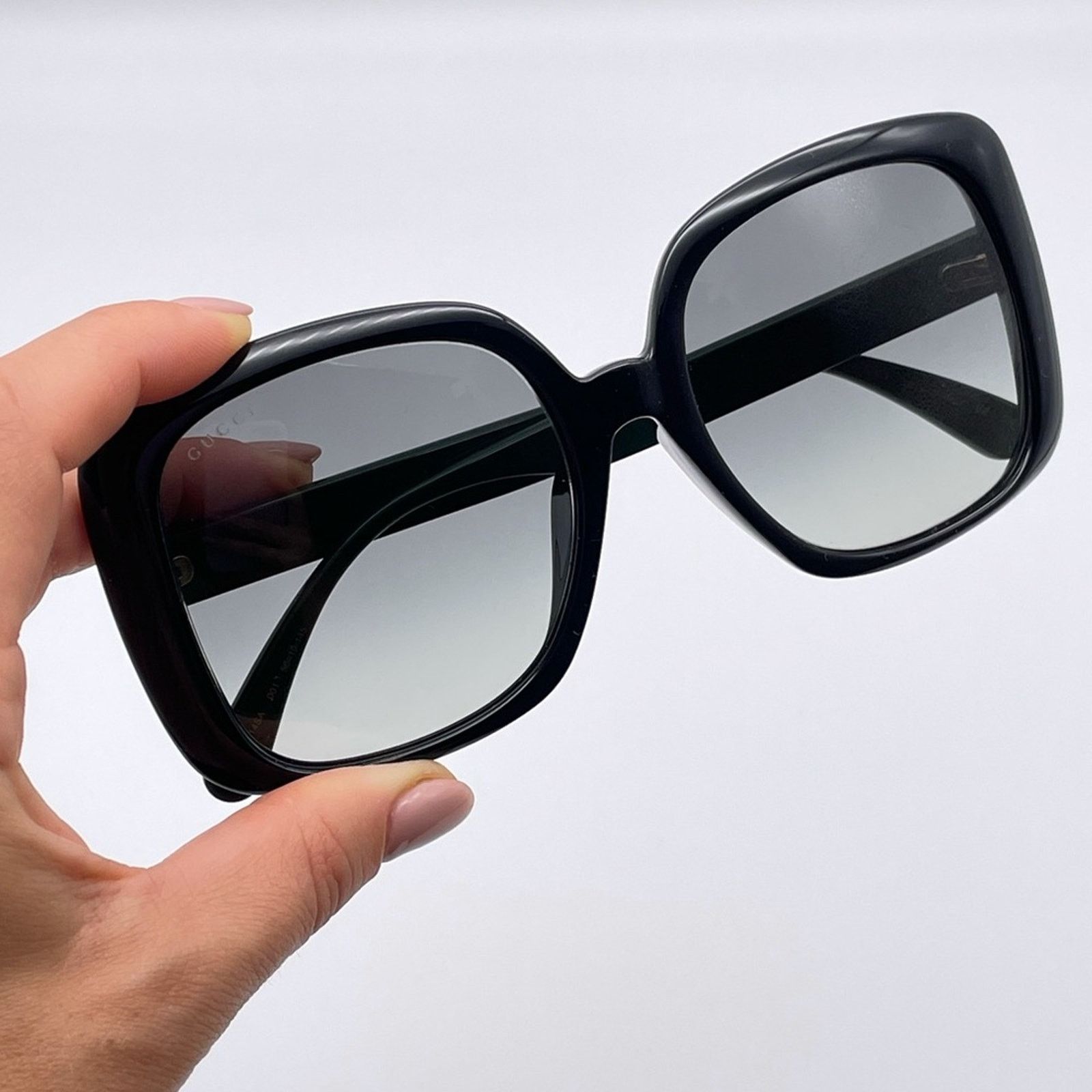 Gucci BRAND NEW GUCCI GG0714SA 001 Black/Grey Women Sunglasses Size ONE SIZE - 4 Thumbnail