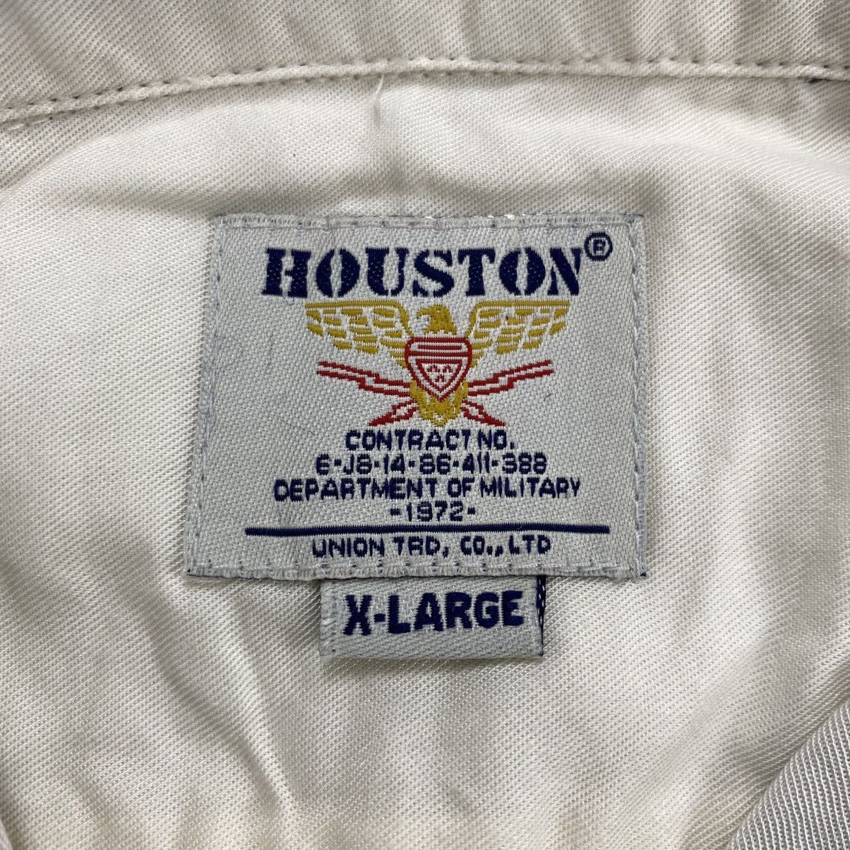 Japanese Brand Vintage Houston Hedrick Embroidery Bowling Military Shirt Size US XL / EU 56 / 4 - 7 Thumbnail