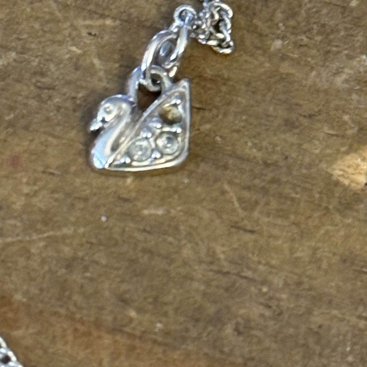 Swarovski Swarovski silver open pave heart pendant necklace Size ONE SIZE - 6 Thumbnail