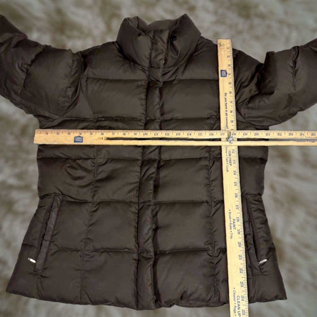 Eddie Bauer Eddie Bauer Womens Puffer Jacket Sz L Brown Down Premium Goose Down Night? Size L / US 10 / IT 46 - 1 Thumbnail