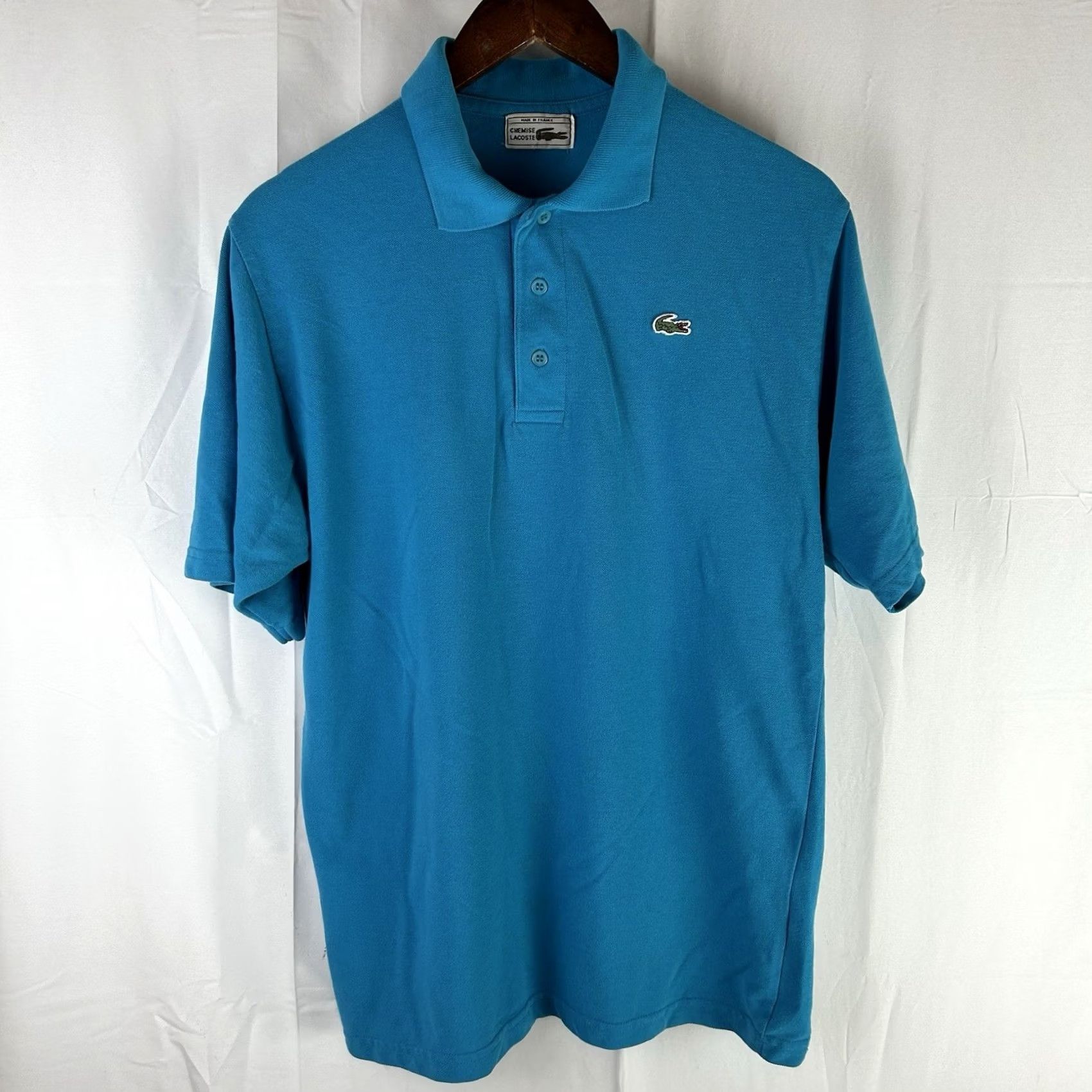 Lacoste VINTAGE Lacoste Polo Shirt Mens M Blue Preppy Golf Tennis Croc Logo 80s Size US M / EU 48-50 / 2 - 2 Thumbnail