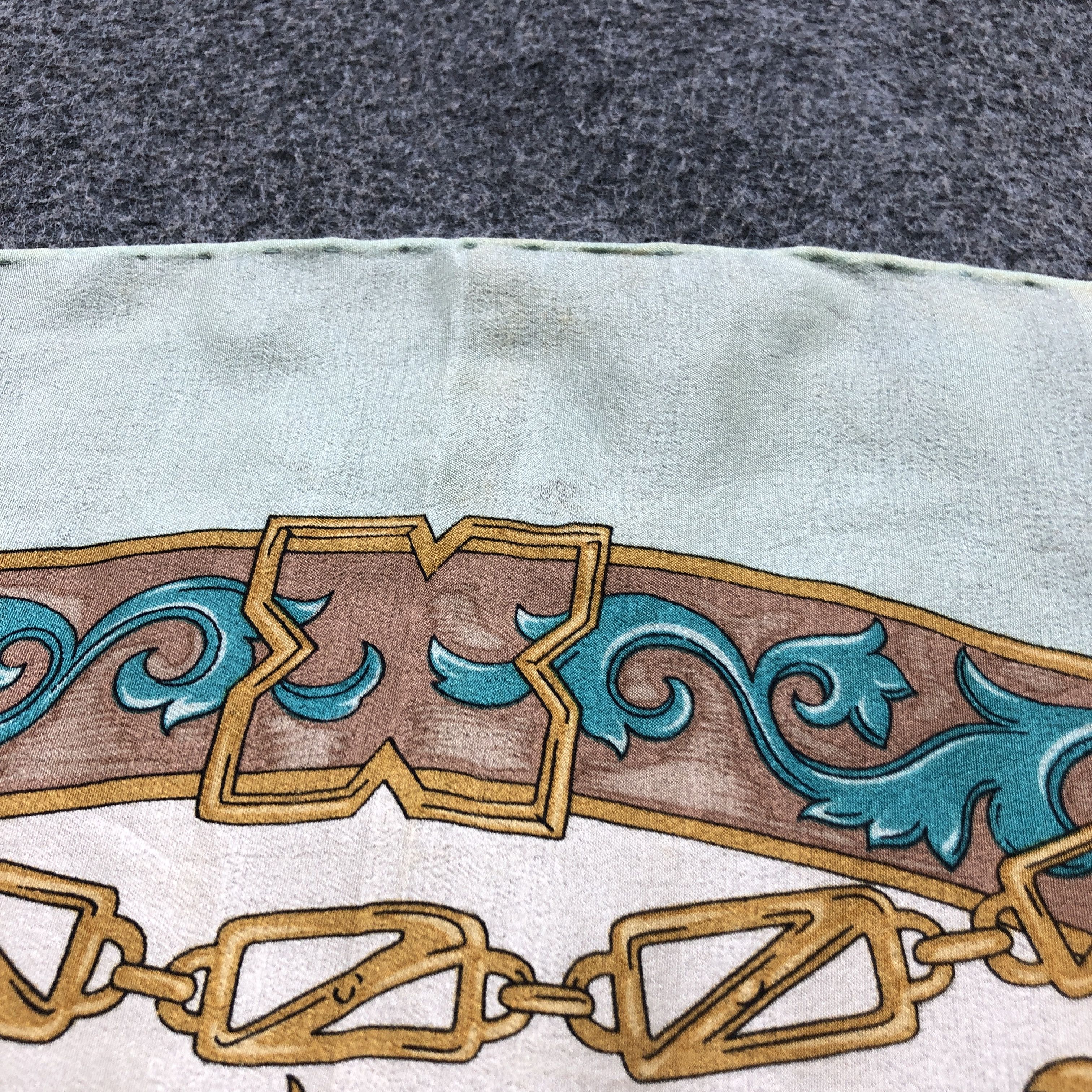 Japanese Brand Luxury Tassels Hand Rolled Silk Scarf M1063 Size ONE SIZE - 14 Thumbnail