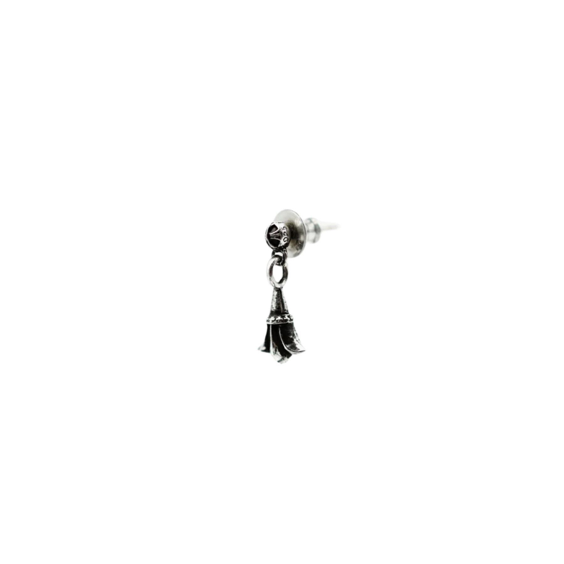 Chrome Hearts Chrome Hearts Silver Fleur Earring Drop Size ONE SIZE - 2 Thumbnail