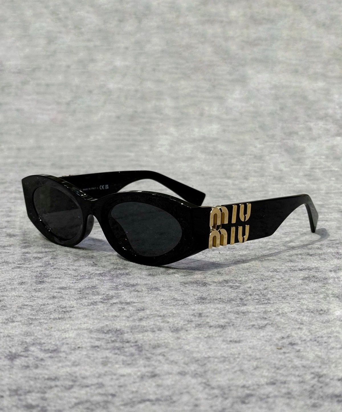 Miu Miu MIU MIU MU 11WS 1AB5S0 Glimpse Sunglasses BLACK Size ONE SIZE - 1 Thumbnail