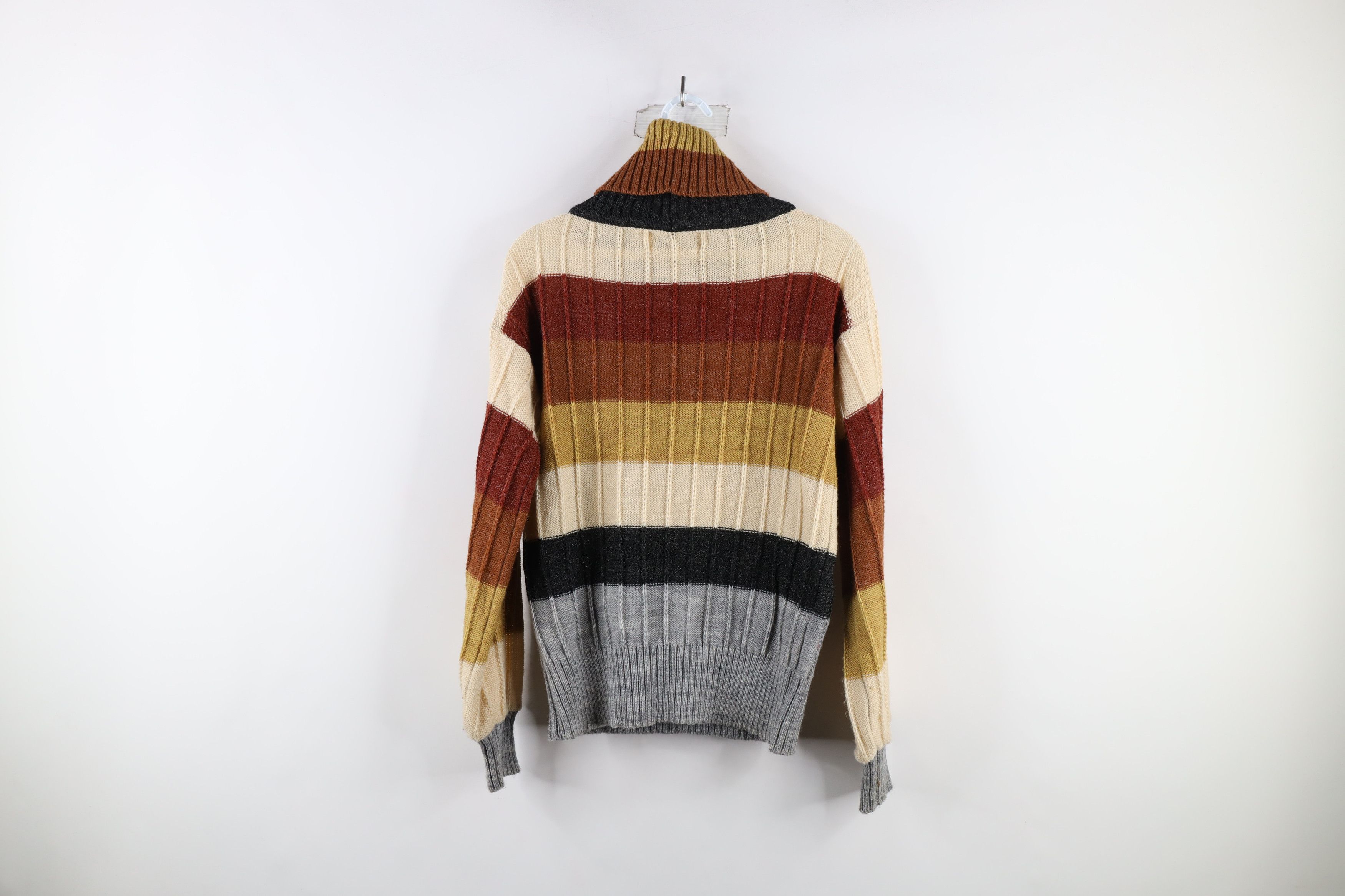 Vintage Vintage 70s Mid Century Modern MCM Knit Turtleneck Sweater Size L / US 10 / IT 46 - 7 Thumbnail