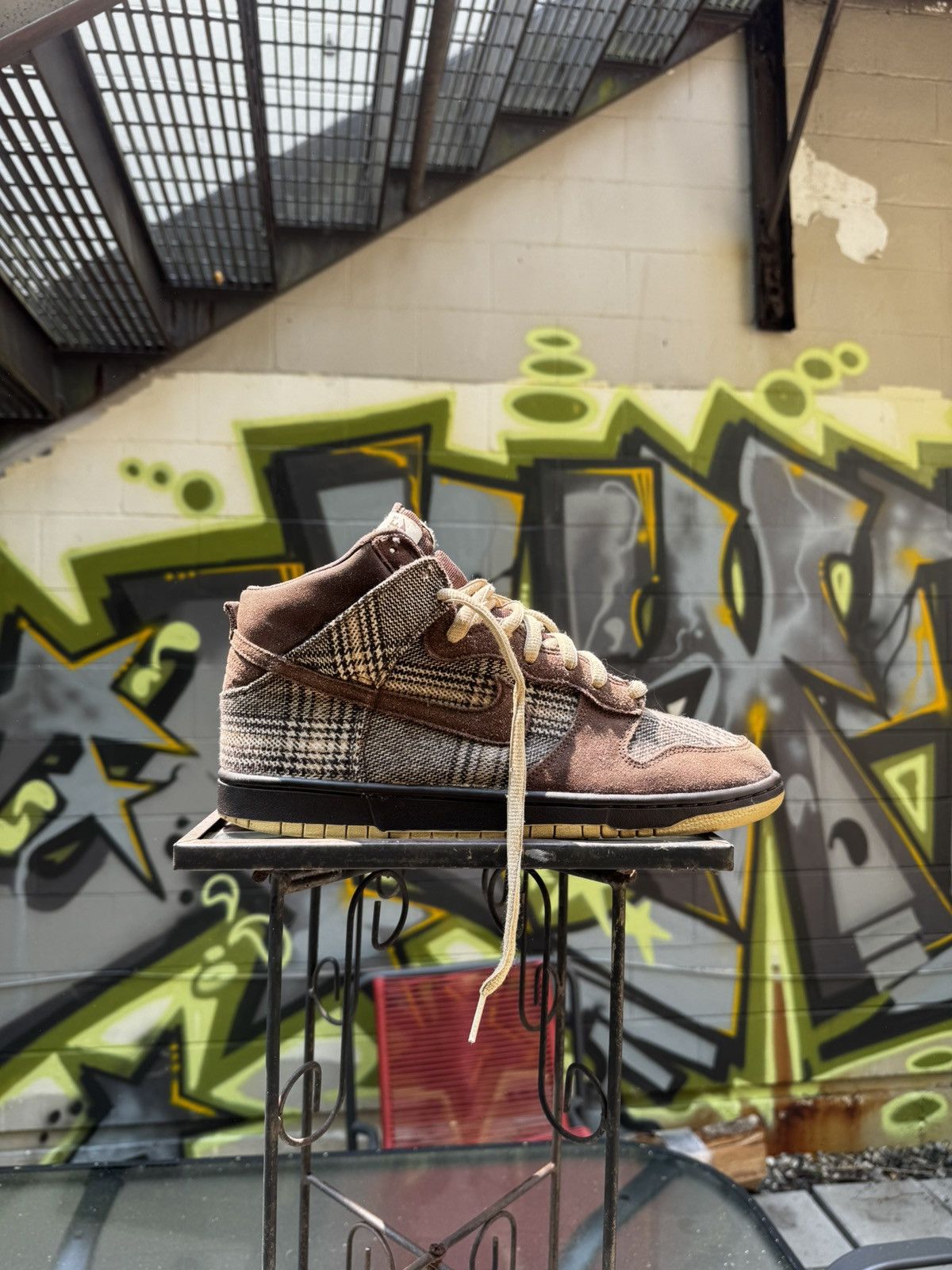 Nike Nike dunk “tweed” 2004 Size US 10 / EU 43 - 3 Thumbnail