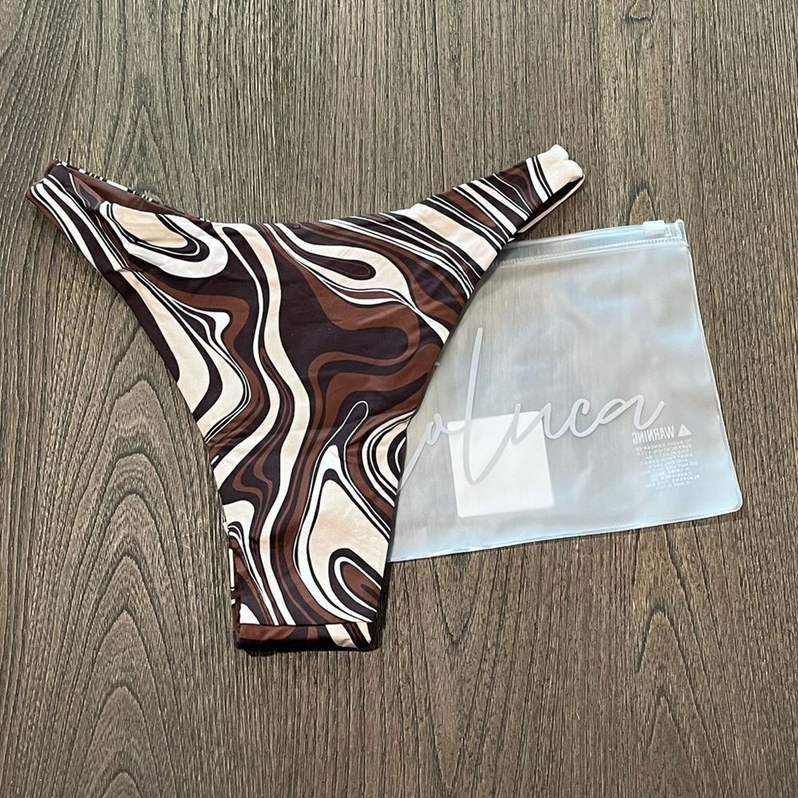 Vintage NWT Toluca EOS Mini Bottom Thong Cappuccino Size S Size ONE SIZE - 2 Thumbnail