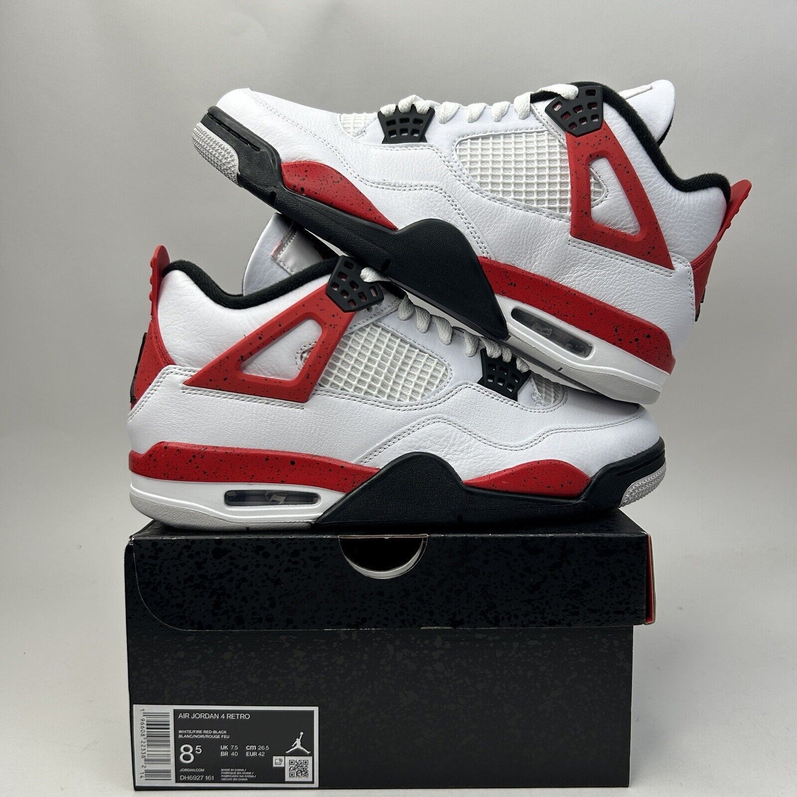 Jordan Brand Nike Air Jordan 4 Retro “Red Cement” 2023 Size US 8.5 / EU 41-42 - 1 Thumbnail