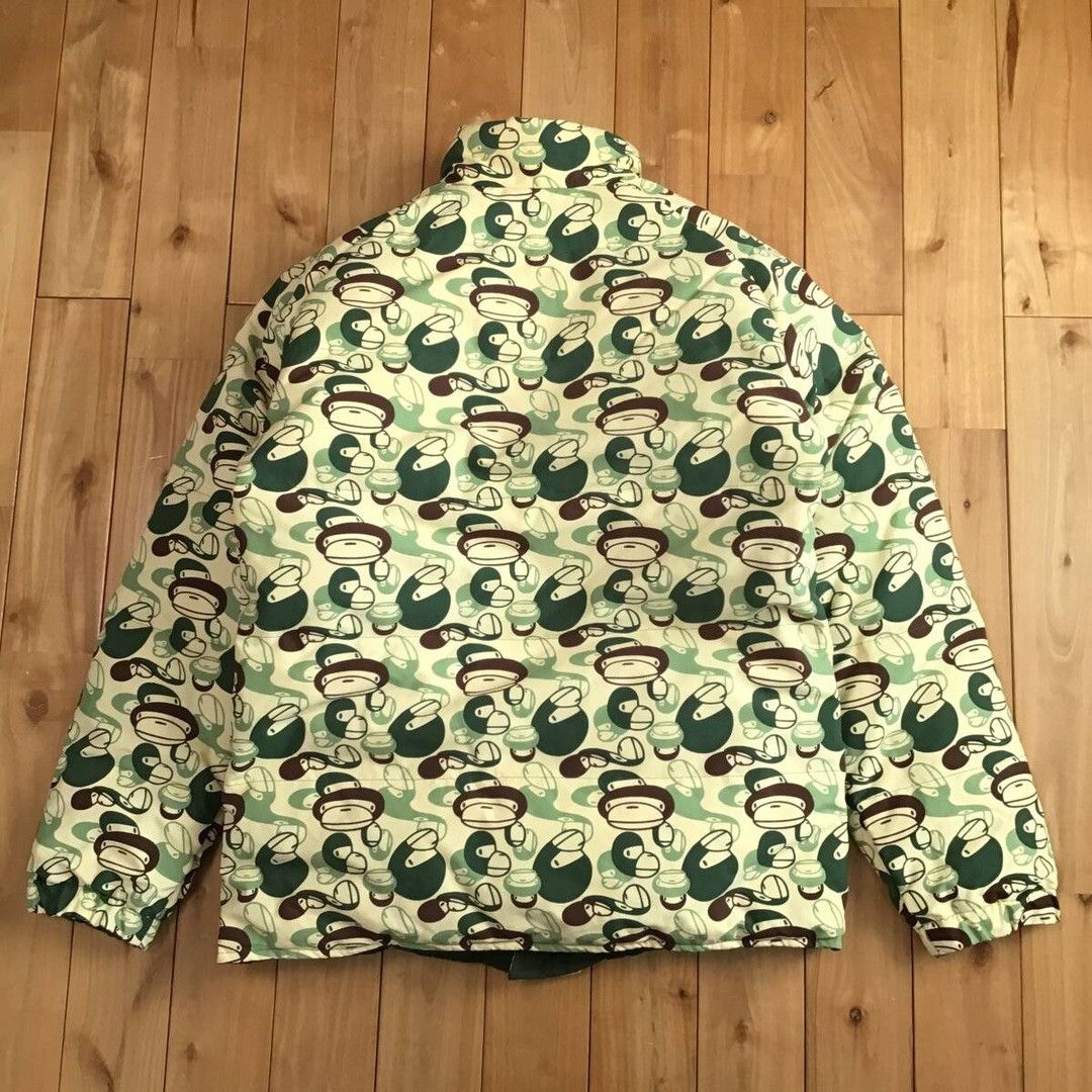 Bape 🔥Reversible🔥 BAPE Puffer Down Jacket Milo Camo a bathing ape Size US S / EU 44-46 / 1 - 4 Thumbnail