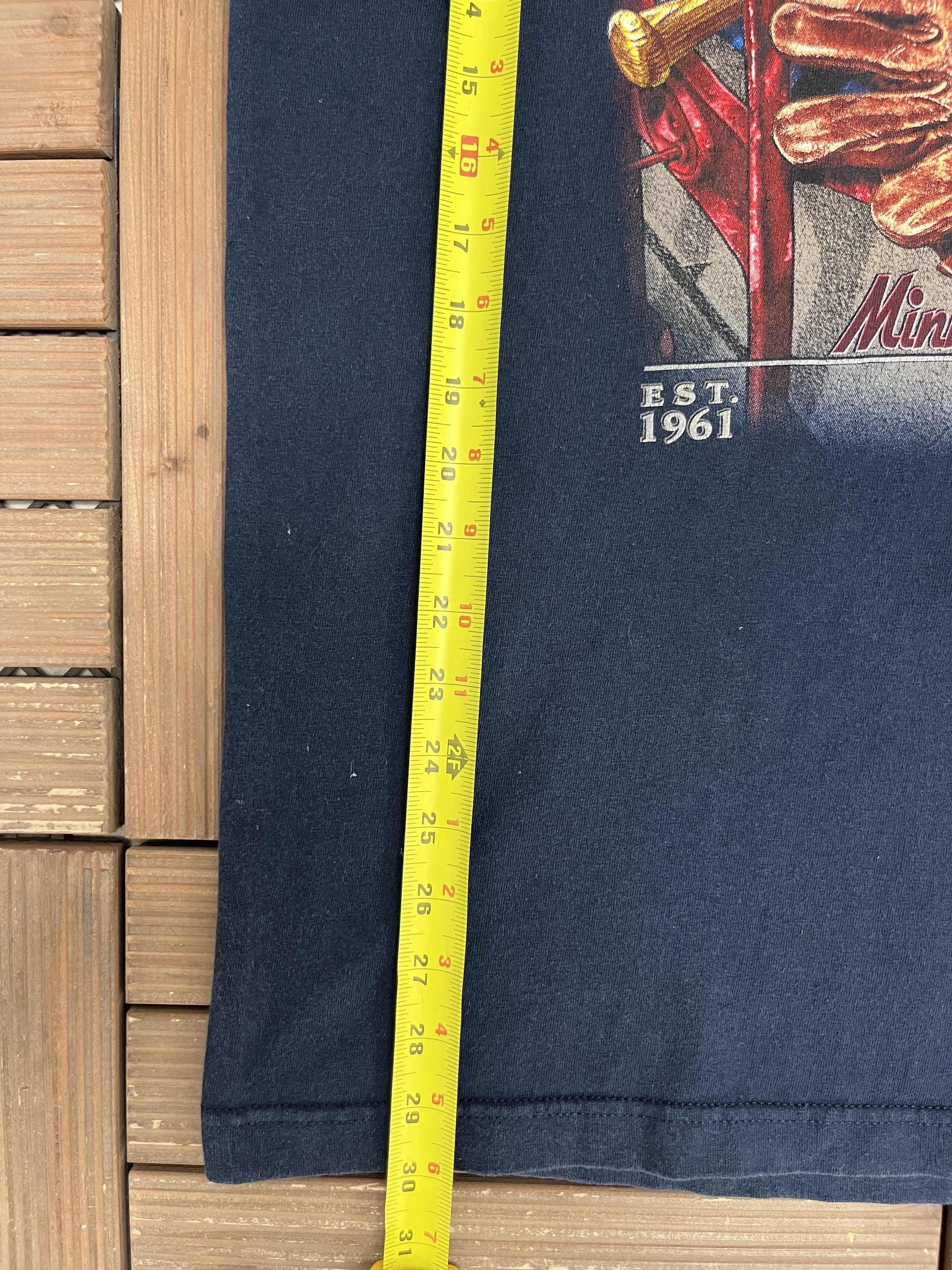 Vintage Minnesota Twins Vintage Blue T-Shirt Tee Size US L / EU 52-54 / 3 - 8 Thumbnail
