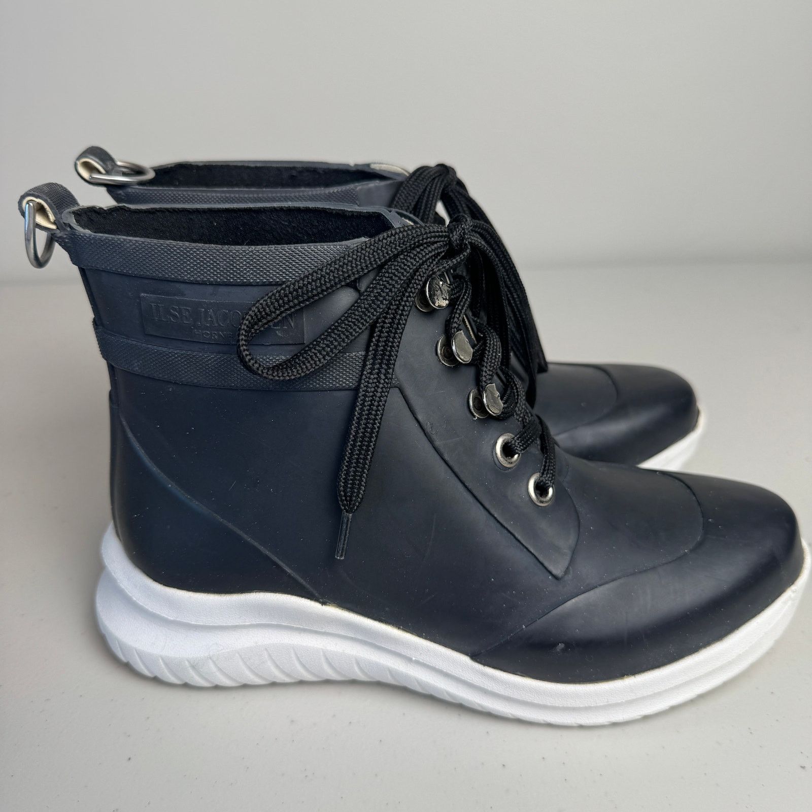 Ilse Jacobsen Ilse Jacobsen Hornbæk Black Lace-Up Boots - NIB - Size 37 Size US 6.5 / IT 36.5 - 6 Thumbnail