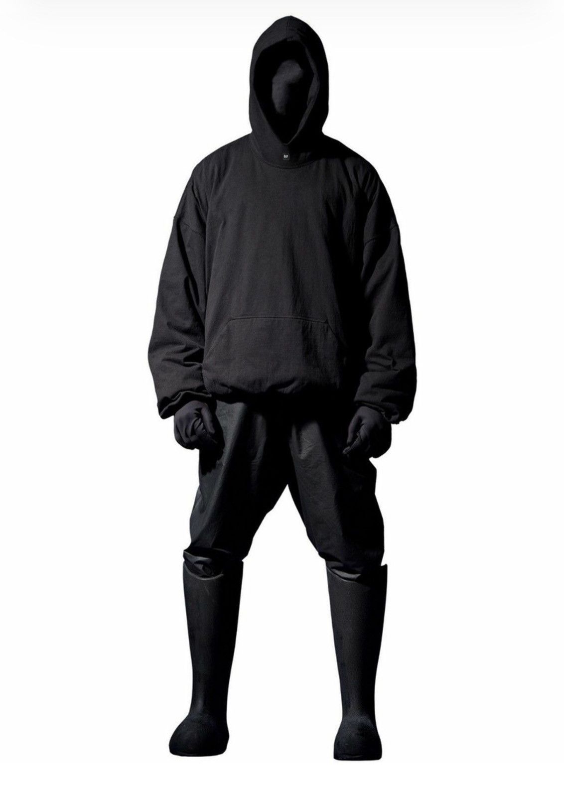 Balenciaga × Gap × Yeezy Kanye West Yzy Gap Padded Hoodie Black ENGINEERED BALENCIAGA Size US M / EU 48-50 / 2 - 3 Thumbnail