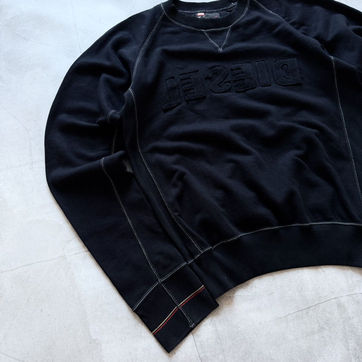 Diesel Diesel Reversible Logo Avantgarde Sweatshirt Sweater Y2K Size US S / EU 44-46 / 1 - 3 Thumbnail