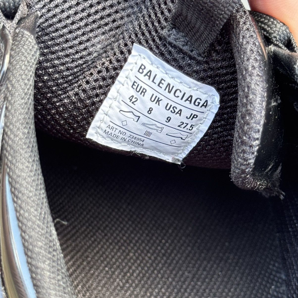 Balenciaga Balenciaga Triple S Patent Leather Black EU 42 UK 8 US 9 Size US 9 / EU 42 - 10 Thumbnail