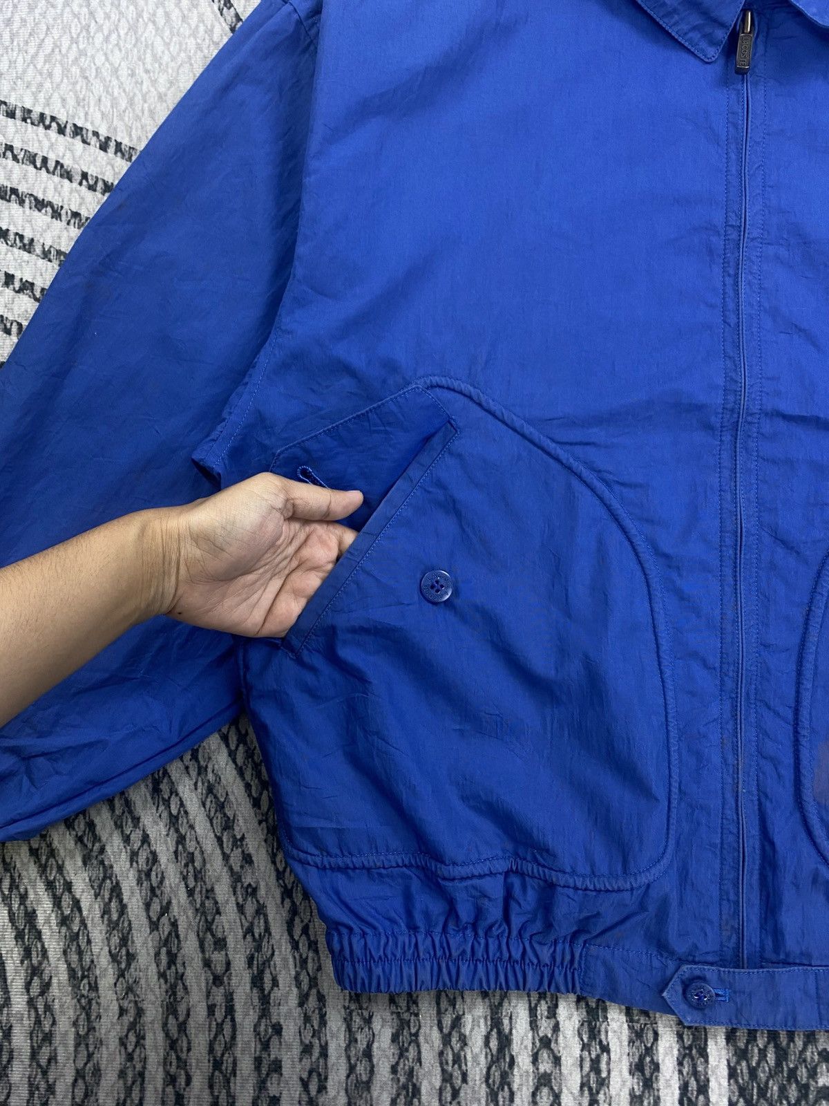 Lacoste Vintage Lacoste Blue Alligator Logo Zipper Jacket Size US L / EU 52-54 / 3 - 6 Thumbnail