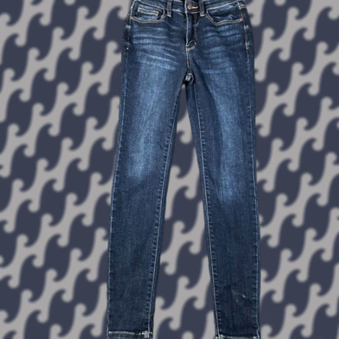 Vintage Judy Blue Skinny Jeans Womens 25 Dark Wash Denim JB82253DK High Rise Size 42" / US 20 - 1 Thumbnail