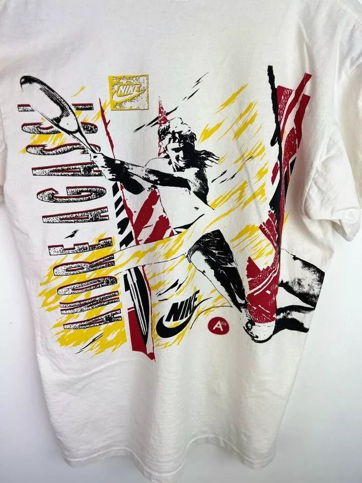 Nike Vintage Nike Andre Agassi T-Shirt Made in USA size L Size US L / EU 52-54 / 3 - 3 Thumbnail