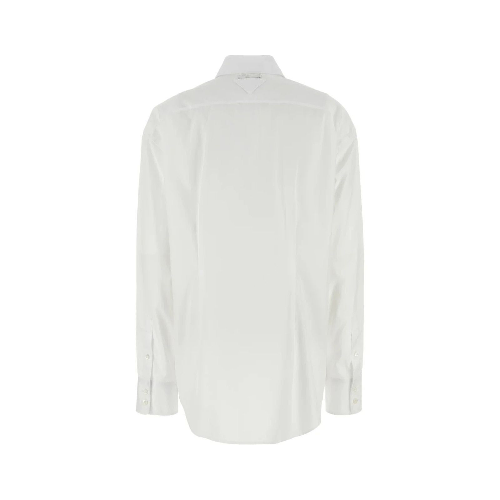 PRADA White Poplin Shirt New )