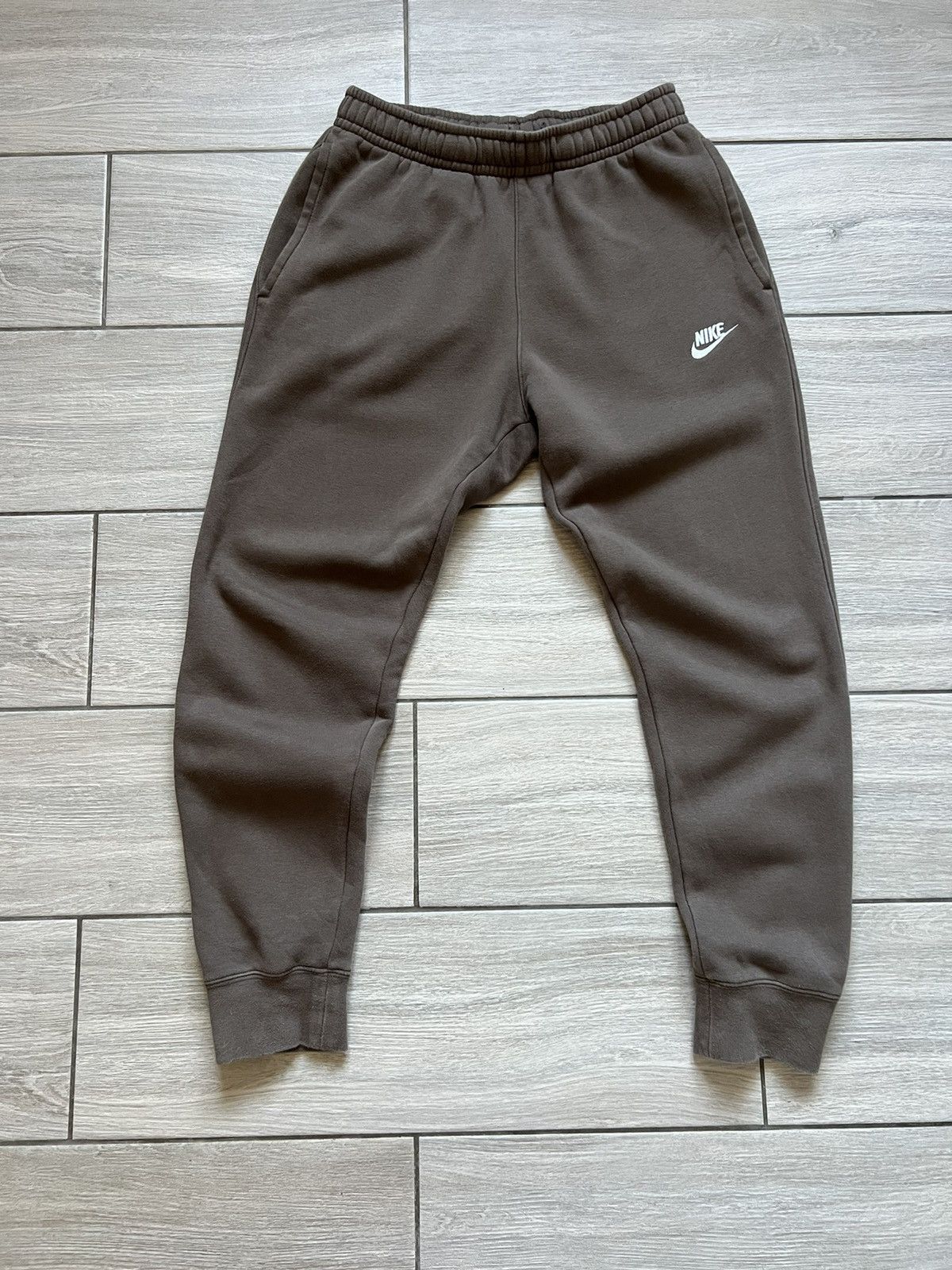 Nike Vintage Nike Track Pants Drill Y2K Cotton Brown Size US 31 - 3 Thumbnail