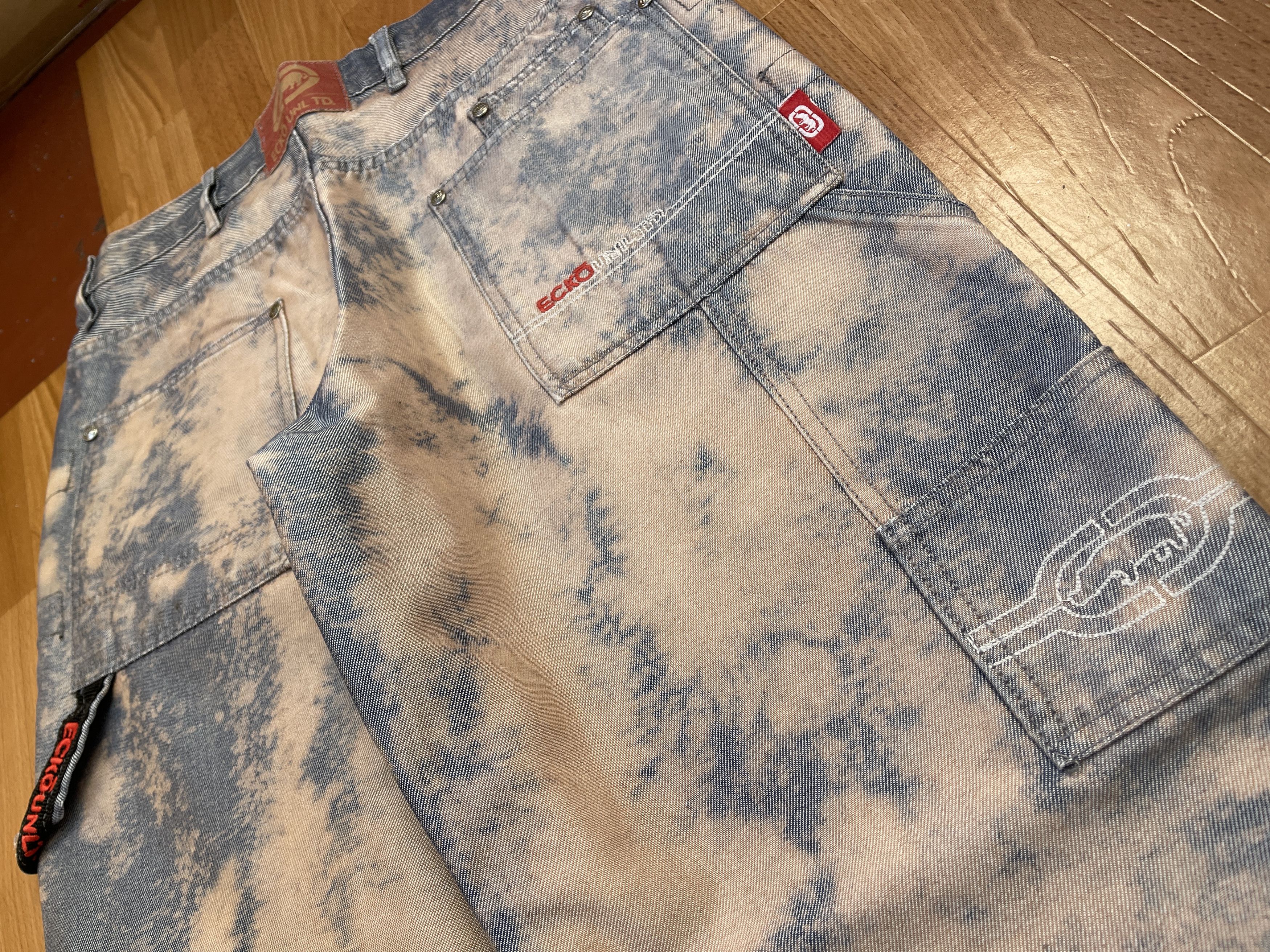 Ecko Unltd. Ecko Unltd jeans, baggy, vintage 90s hip hop skater Y2K W 32 Size US 32 / EU 48 - 9 Thumbnail