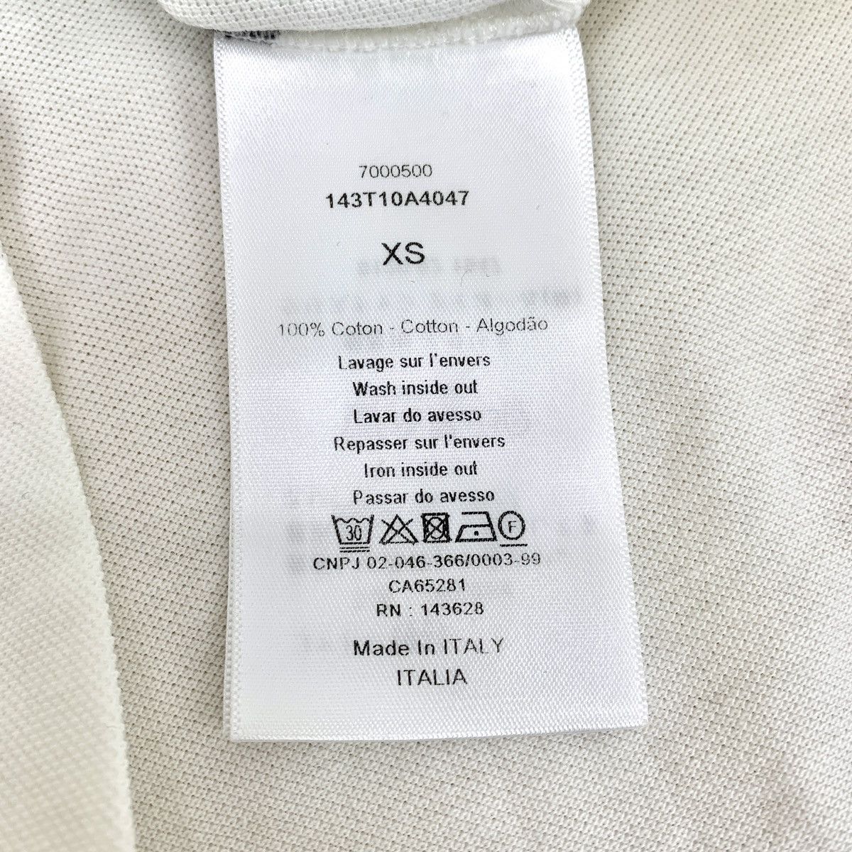 Dior Dior Logo Letter Polo Collar Short Sleeve T-Shirt K26WX Size XS / US 0-2 / IT 36-38 - 7 Thumbnail