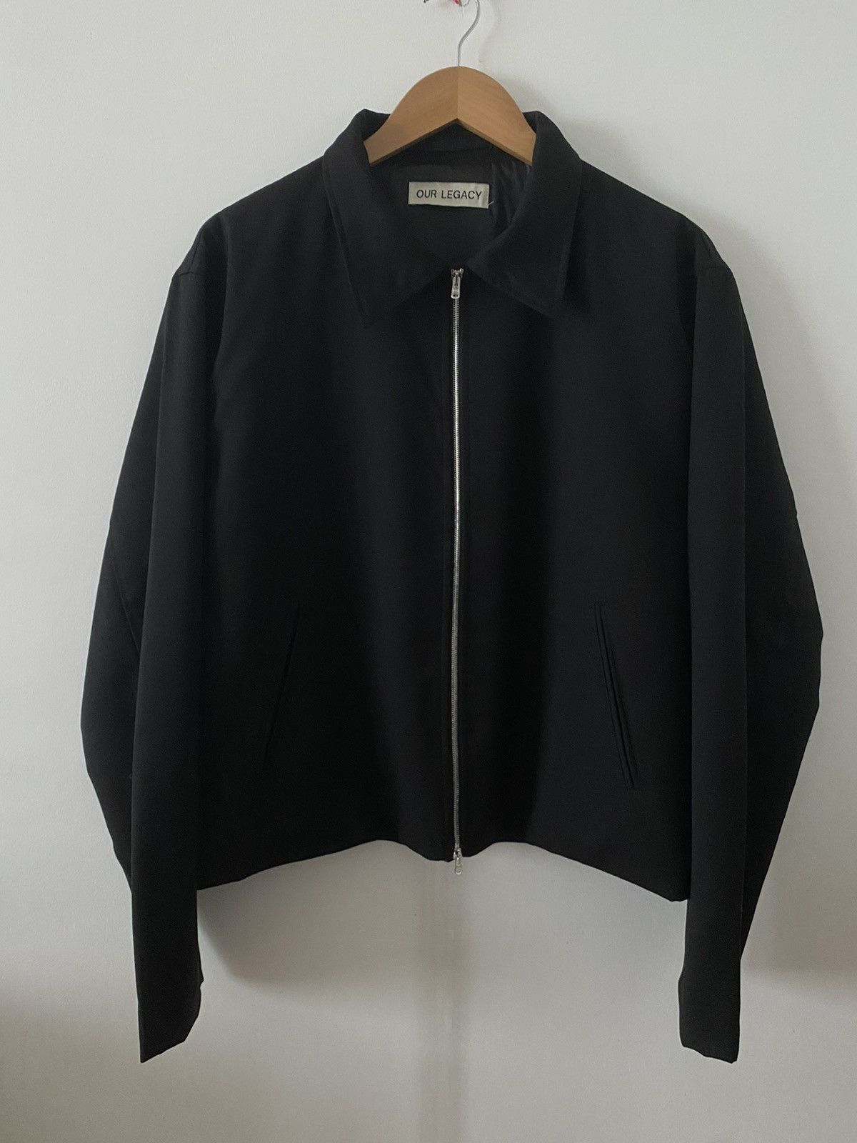 Our Legacy Mini Jacket Black Worsted Wool | Grailed