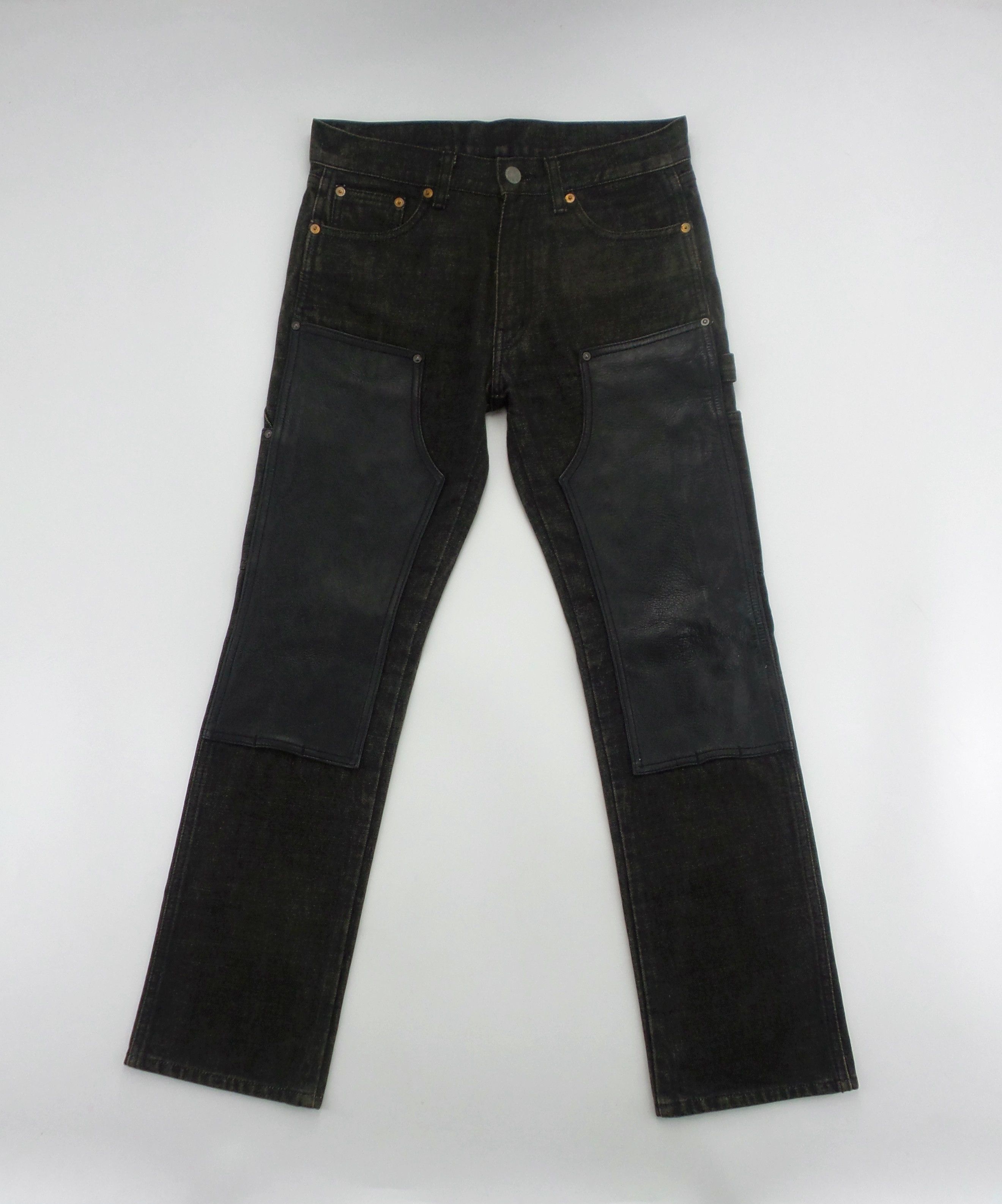 Japanese Brand Tokyo Jeans Double Knee Carpenter Jeans W14.5xL37.5 Size US 29 - 1 Thumbnail