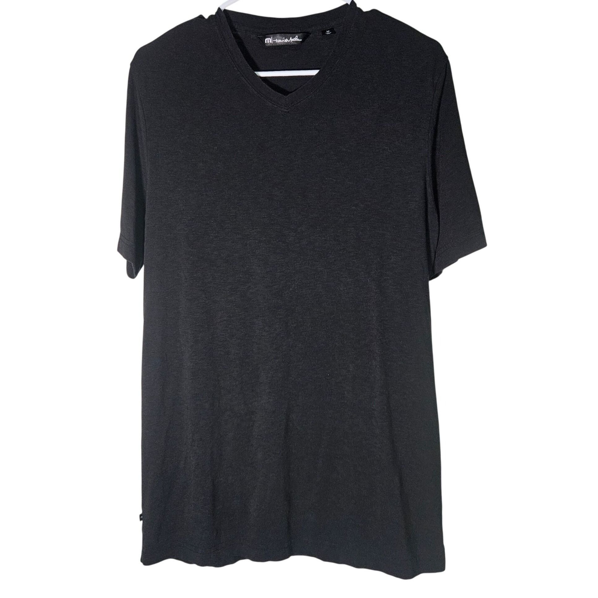 TravisMathew Travis Mathew Cloud Stretch Pima Cotton short sleeve V-neck Size US M / EU 48-50 / 2 - 2 Thumbnail