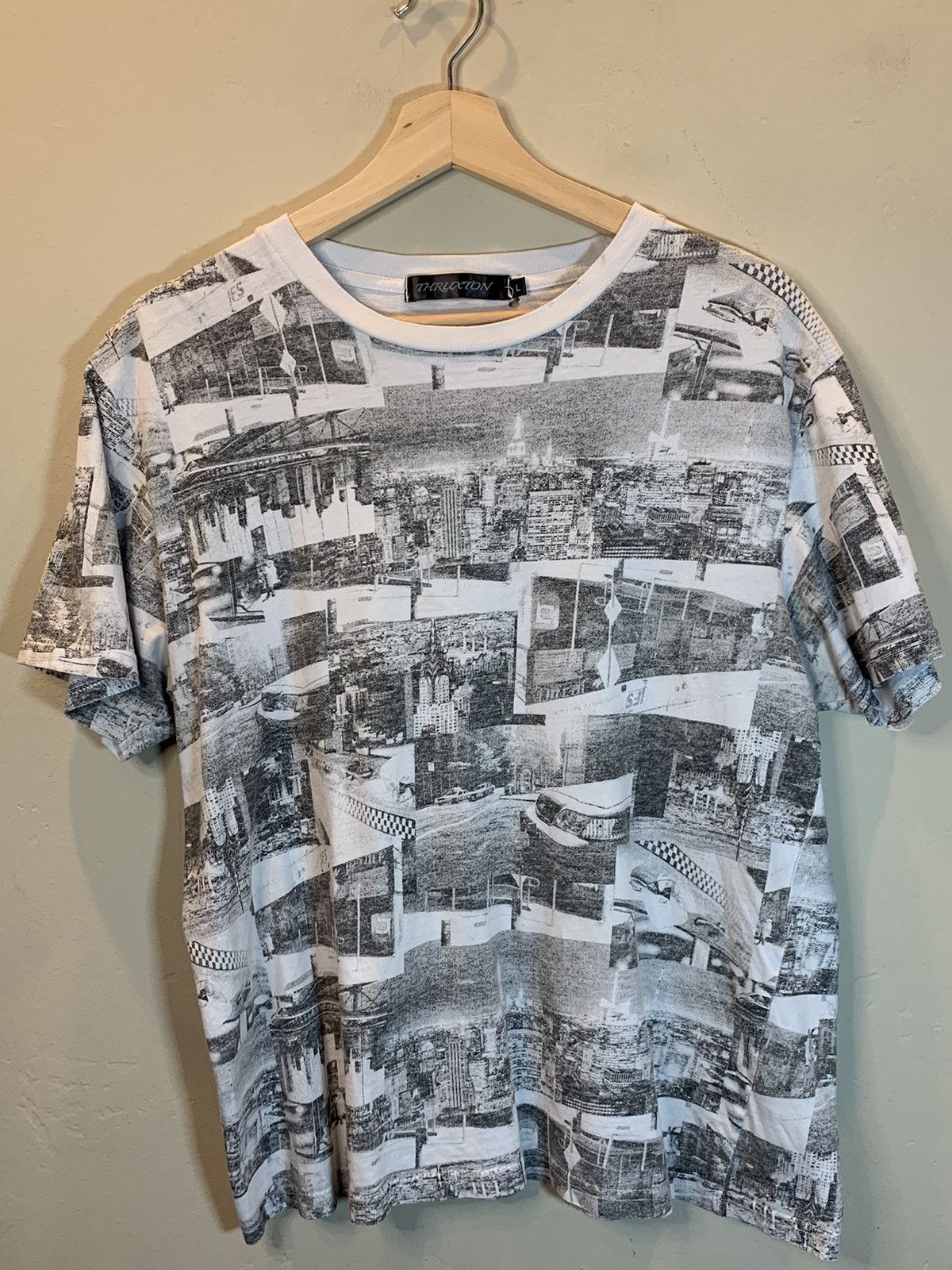 Designer × Vintage *RARE* Vintage New York City Faded Photo Art AOP T-Shirt - L Size US L / EU 52-54 / 3 - 1 Thumbnail