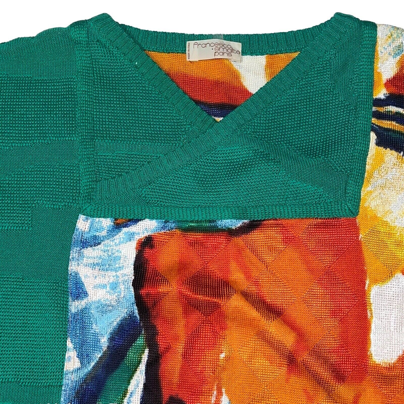 Francesco Smalto Vintage Francesco Smalto Paris Knit Sweater Made In Italy Size US M / EU 48-50 / 2 - 2 Thumbnail