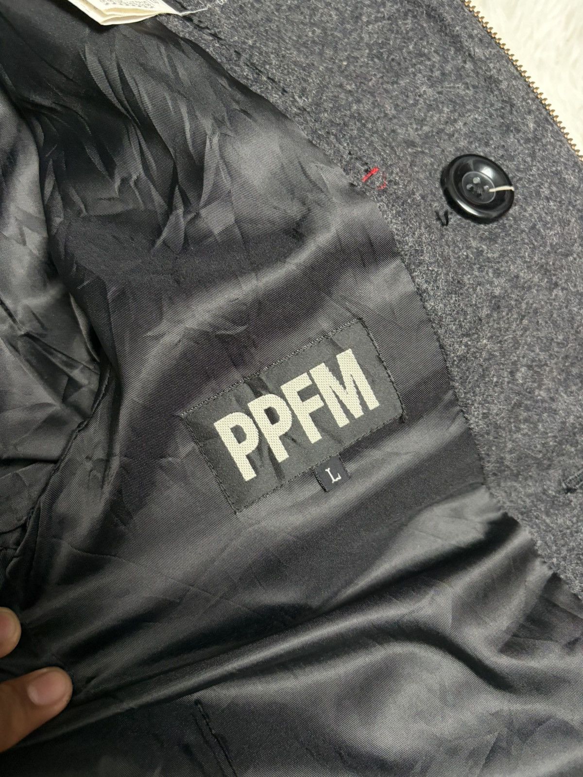 Japanese Brand Rare Napolean PPFM fur hoodie jacket Size US L / EU 52-54 / 3 - 4 Thumbnail