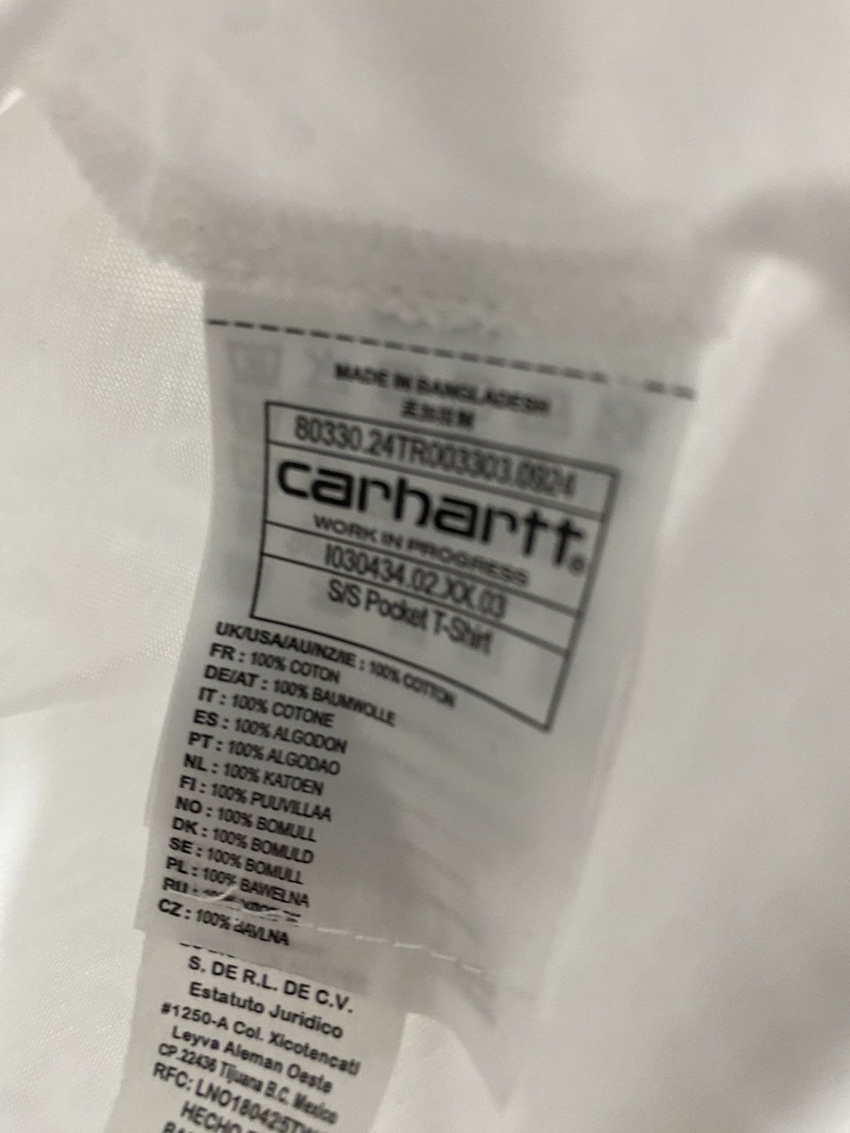 Carhartt Wip Carhartt Wip x headquarters size XXL white t-shirt new Size US XXL / EU 58 / 5 - 8 Thumbnail