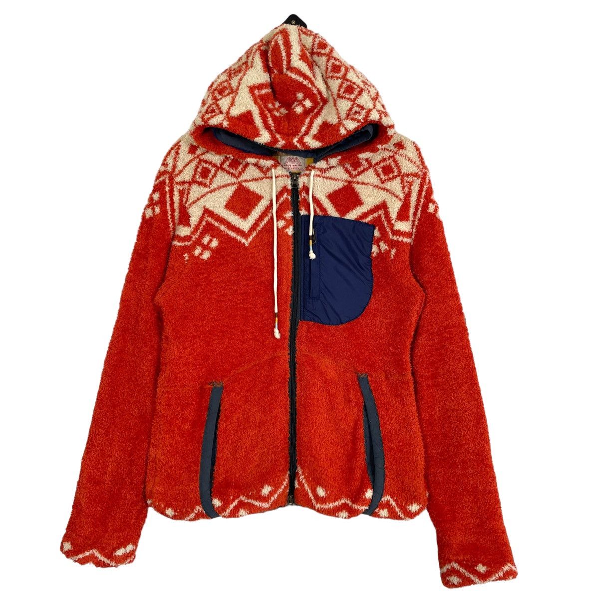 Japanese Brand Vintage Kriff Mayer Fleece Sherpa Jacket Hoodie Navajo Style Size US M / EU 48-50 / 2 - 1 Thumbnail