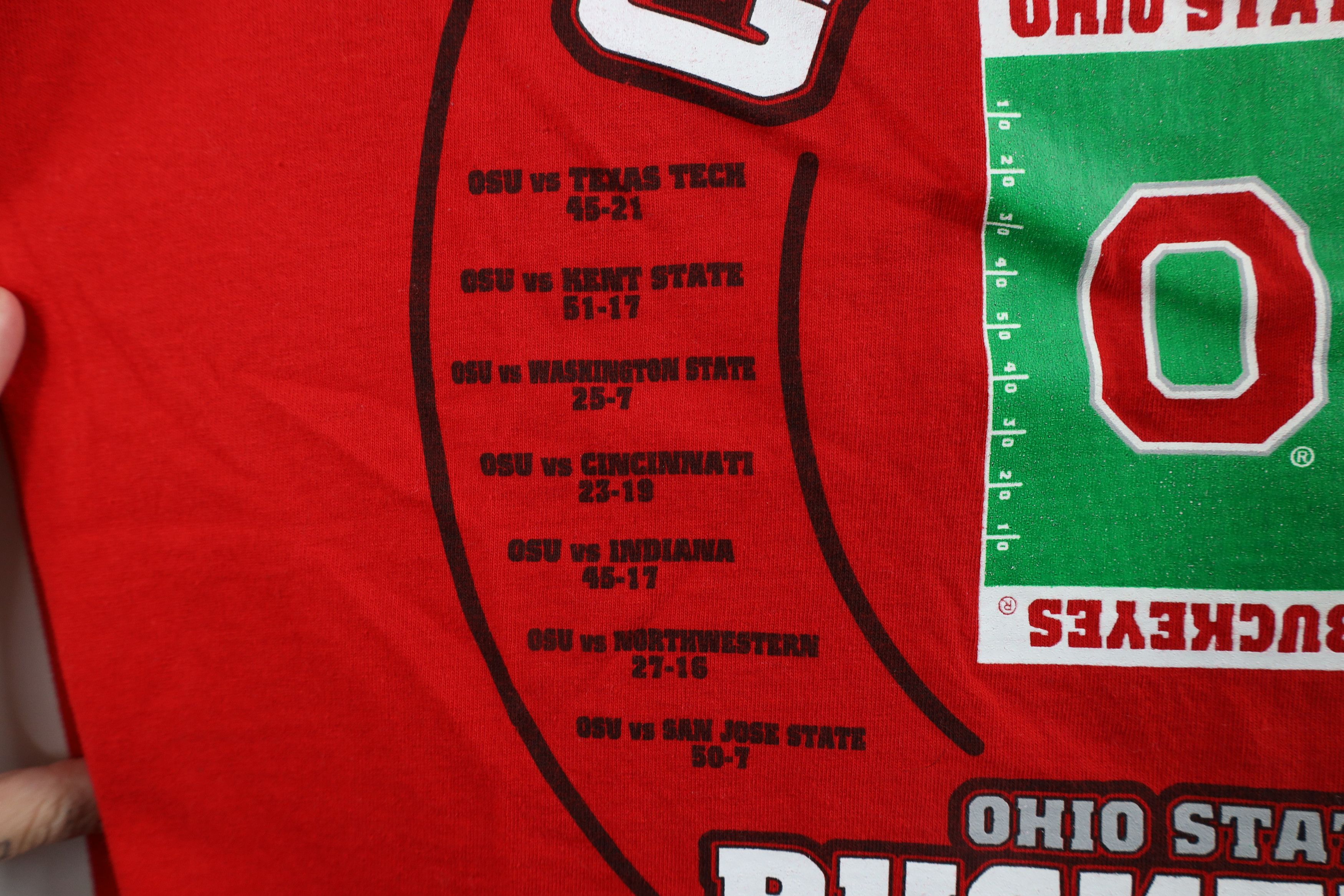 Vintage Vintage Champs Ohio State University Football T-Shirt Red Size US XL / EU 56 / 4 - 6 Thumbnail