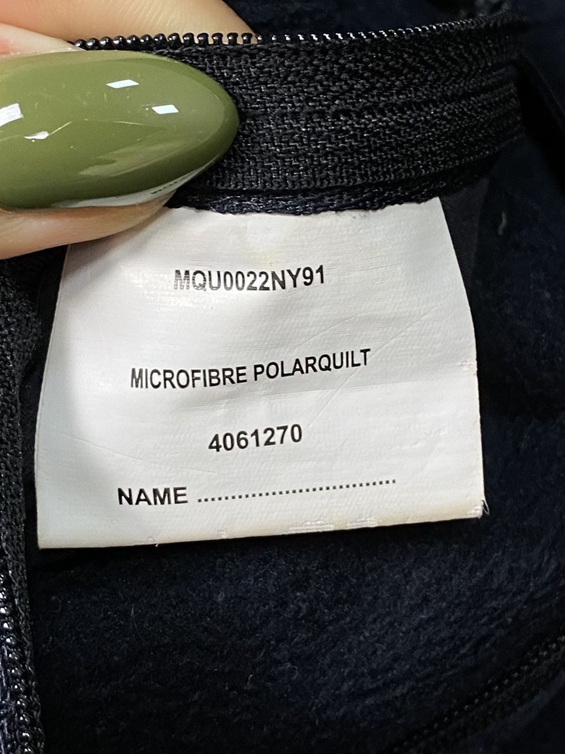 Designer Barbour Microfibre Polarquilt Jacket Navy Mens Size Medium Size US M / EU 48-50 / 2 - 9 Thumbnail
