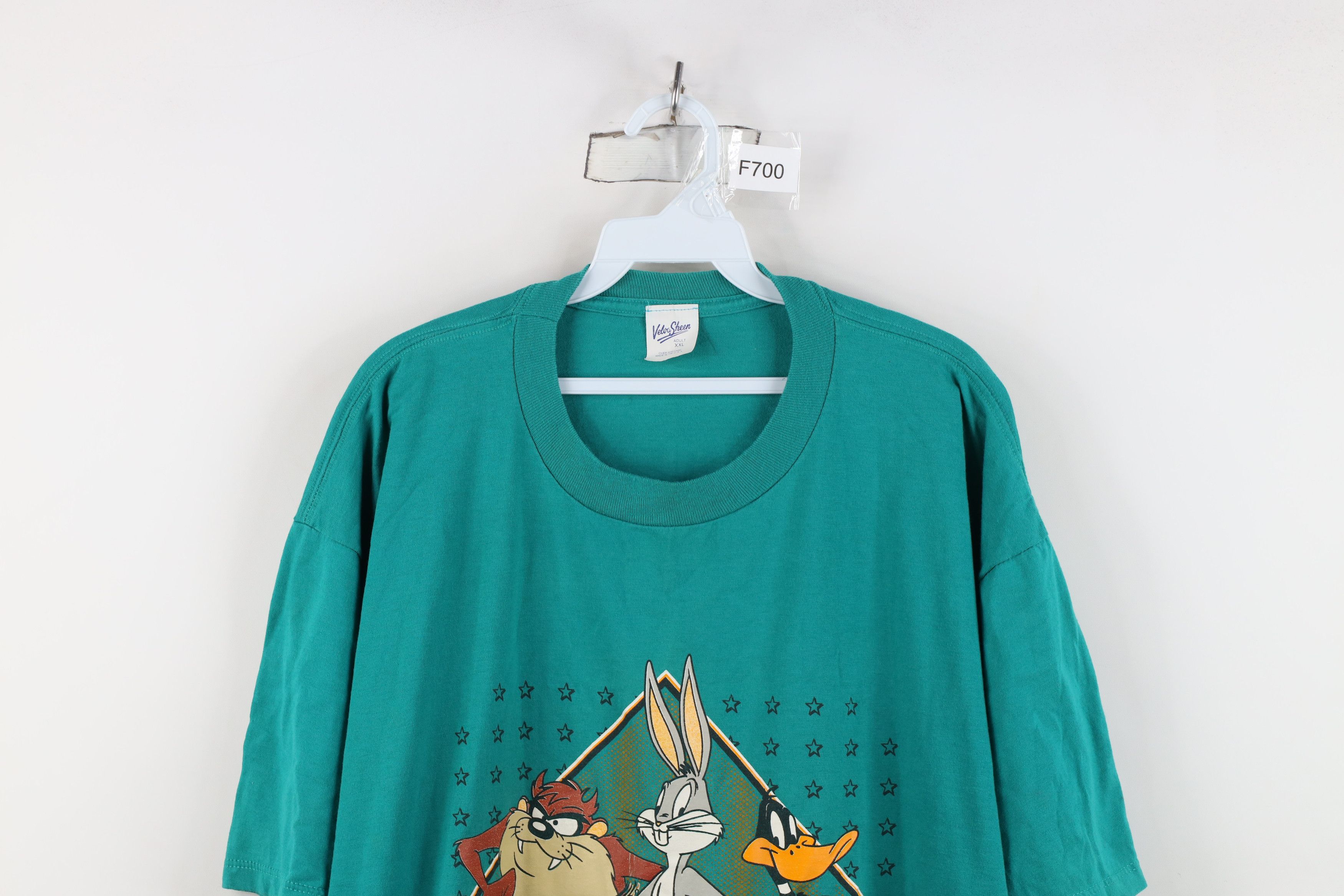 Vintage Vintage 90s Looney Tunes Michigan Bugs Bunny Taz T-Shirt USA Size US XXL / EU 58 / 5 - 2 Thumbnail
