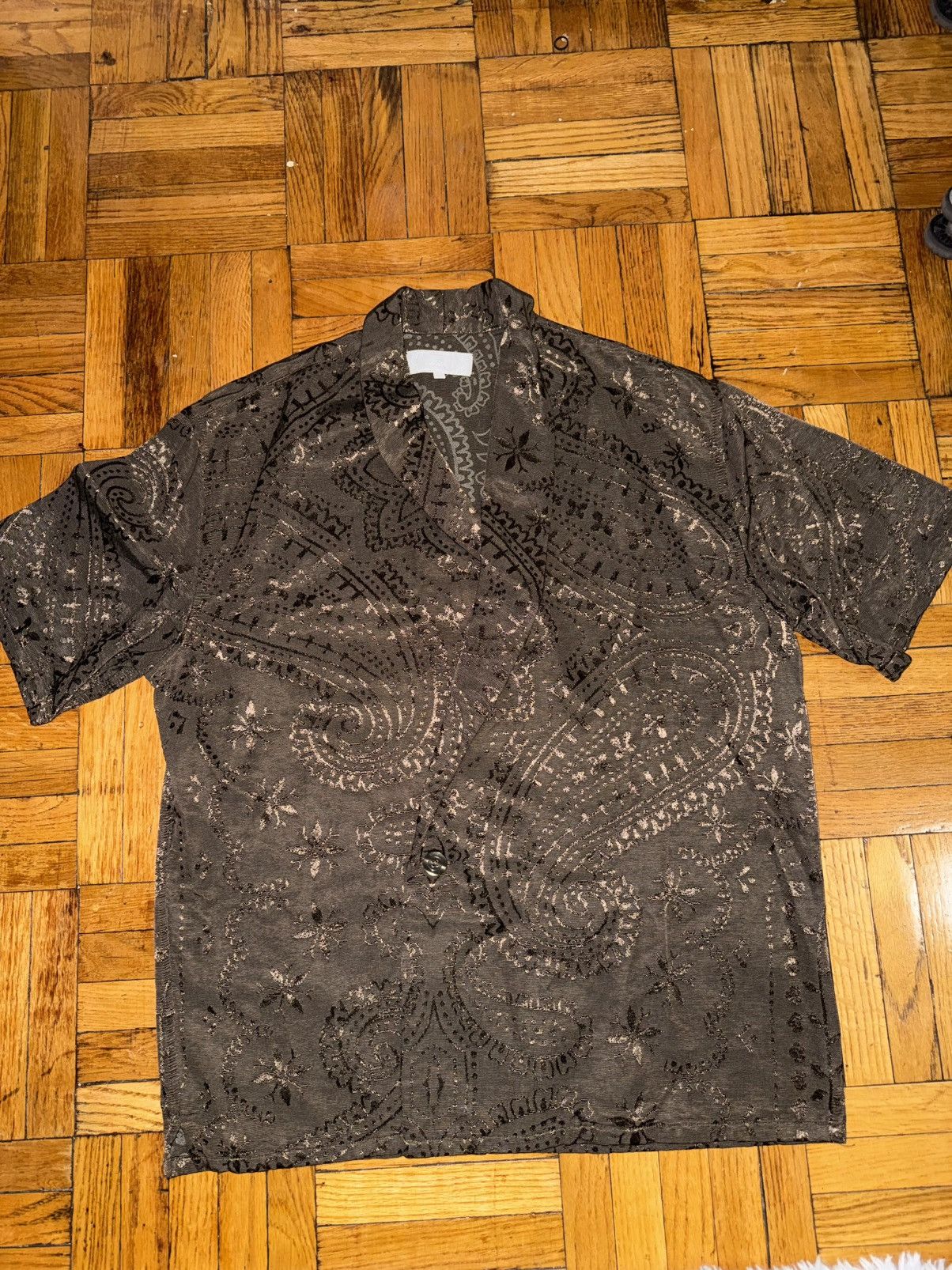 Kith KITH Printed Short Sleeve Men’s Shirt in Brown Size US M / EU 48-50 / 2 - 2 Thumbnail