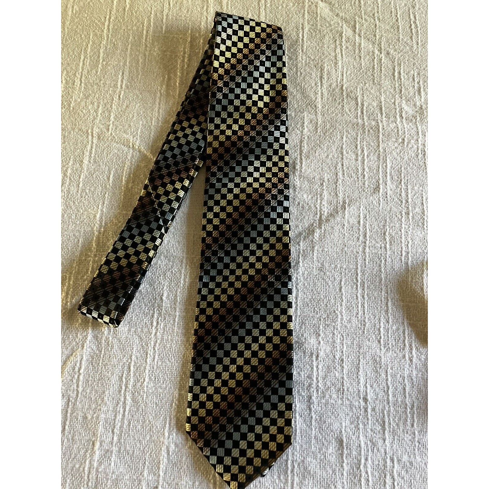 Alexander Julian COLOURS ALEXANDER JULIAN Neck Tie black diamond Pattern Size ONE SIZE - 1 Thumbnail