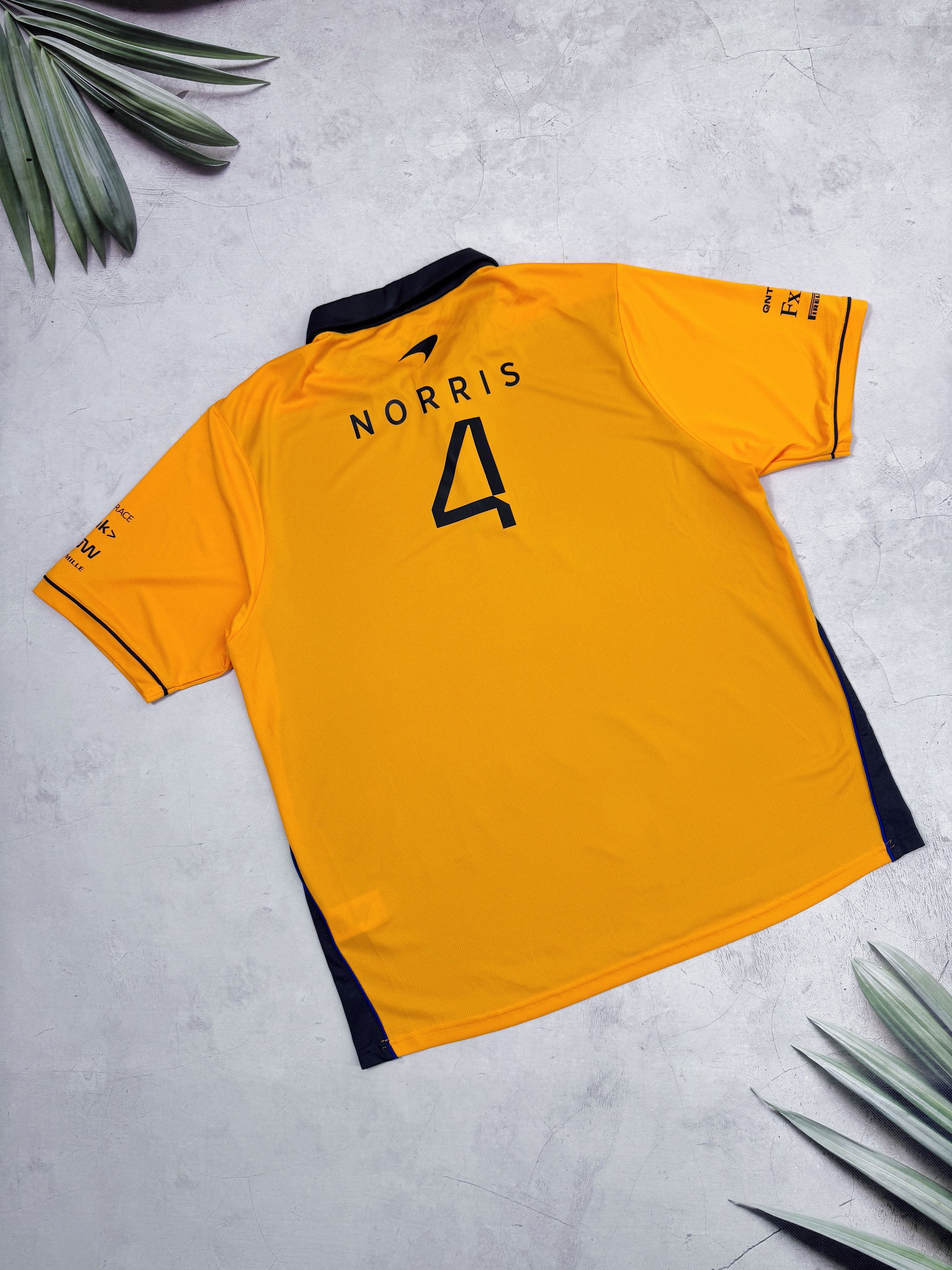 Formula 1 McLaren F1 Racing Team Polo T-Shirt #4 Norris by Castore Size US XL / EU 56 / 4 - 12 Thumbnail