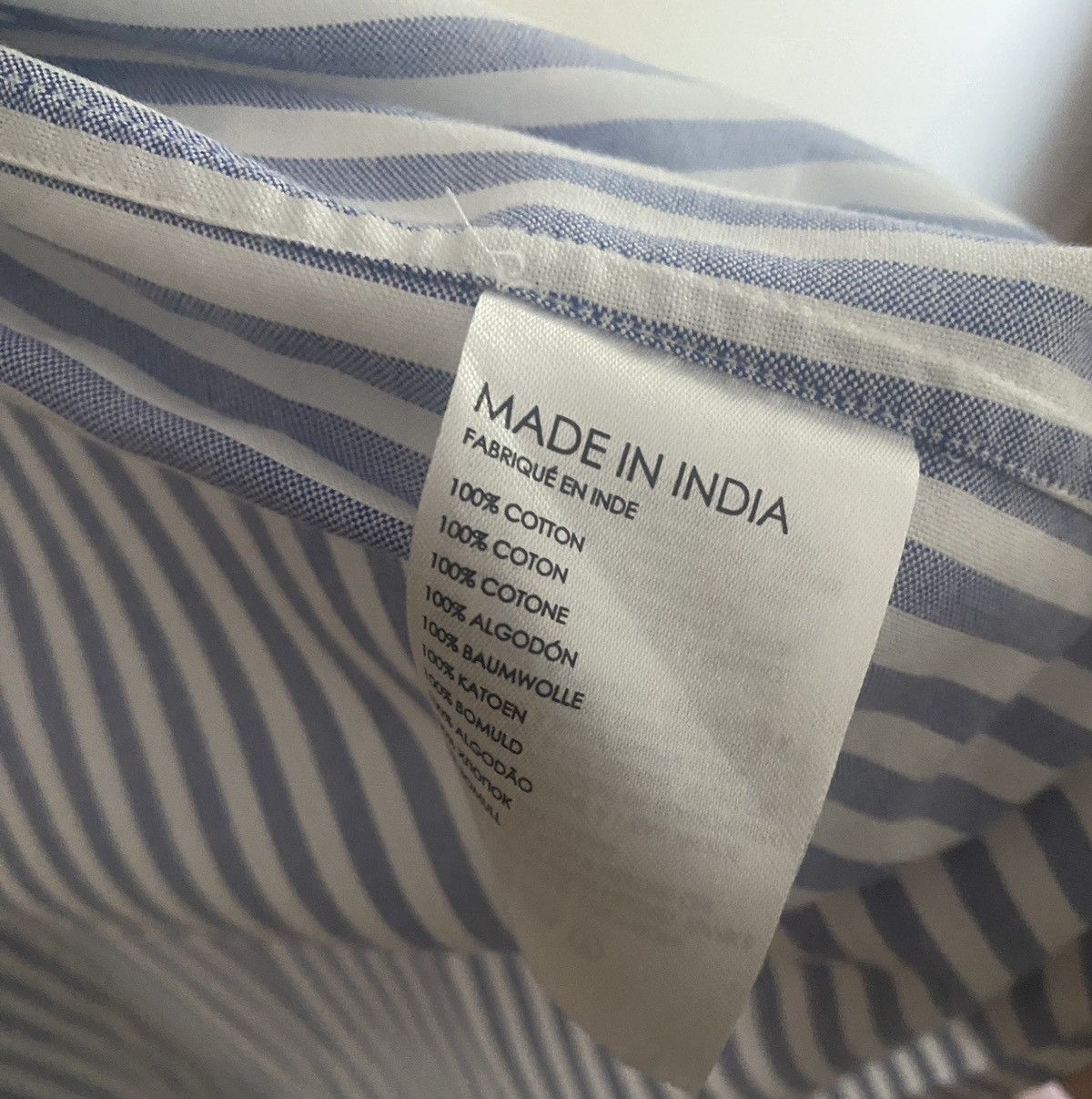 Club Monaco Club monaco blue and white vertical stripe button up Size US M / EU 48-50 / 2 - 3 Thumbnail