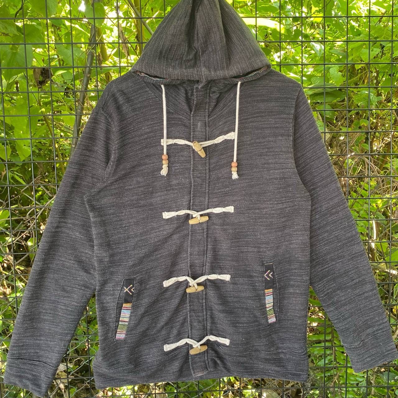 Japanese Brand × Vintage Vintage Navajo Light Hoodies Duffle Jacket Size US M / EU 48-50 / 2 - 2 Thumbnail