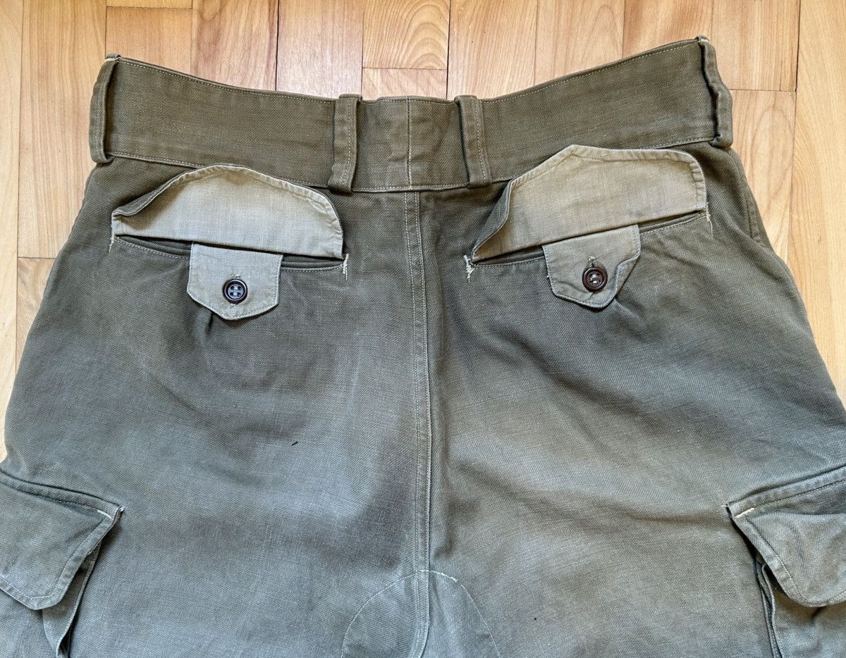 Other Vintage 50s French Army M47 Heavy HBT Cargos Size US 34 / EU 50 - 6 Thumbnail