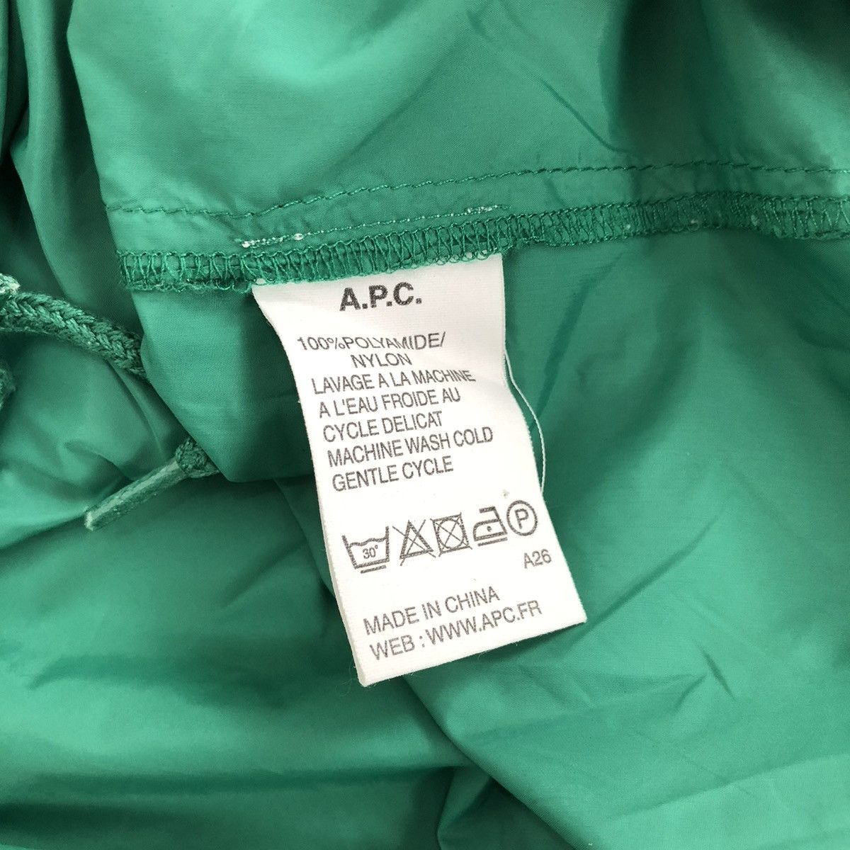 A.P.C. × Designer A.P.C Paris Packable Parachute Light Anorak Jacket Size US M / EU 48-50 / 2 - 12 Thumbnail