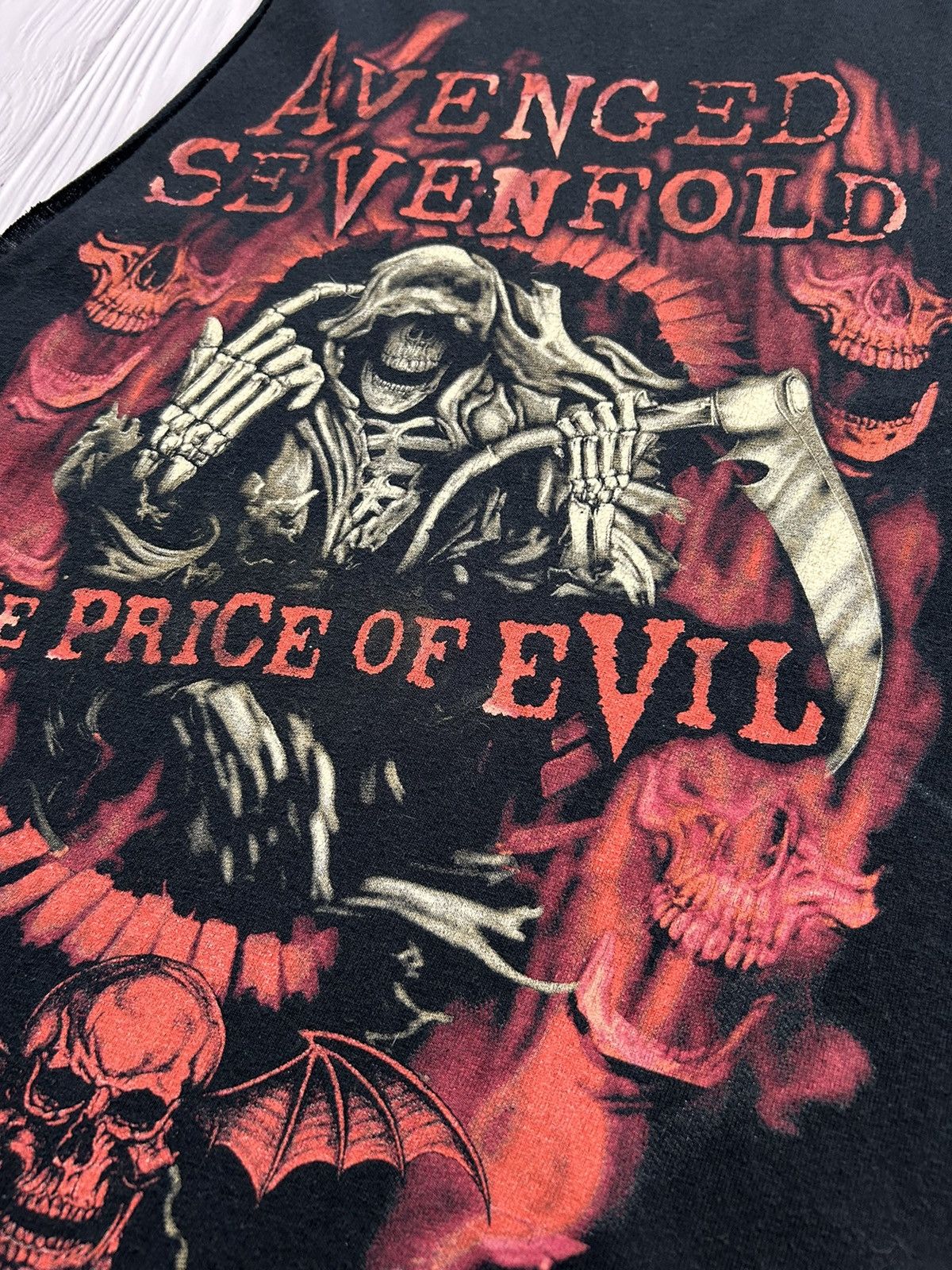 Band Tees Vintage Y2K Avenged Sevenfold Metal Band Thrash Tour Tee Size US M / EU 48-50 / 2 - 7 Thumbnail