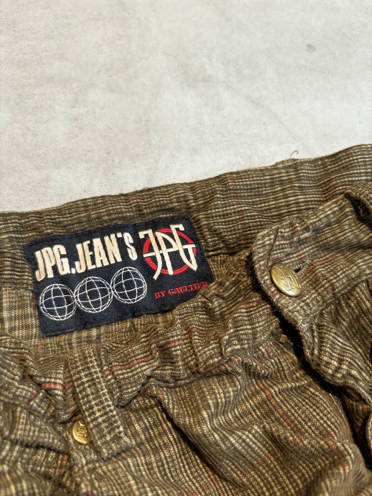 Jean Paul Gaultier × Vintage JEAN PAUL GAULTIER, Bellows Pants Size US 26 / EU 42 - 2 Thumbnail