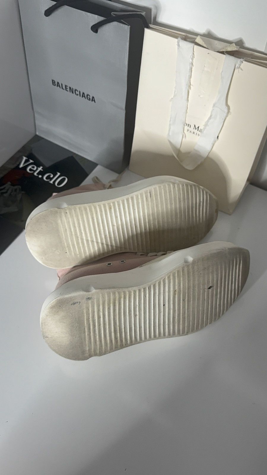 Rick Owens Drkshdw ✅ Rick Owens Drkshdw Abstract Pink Milk low Size US 10 / IT 40 - 8 Thumbnail