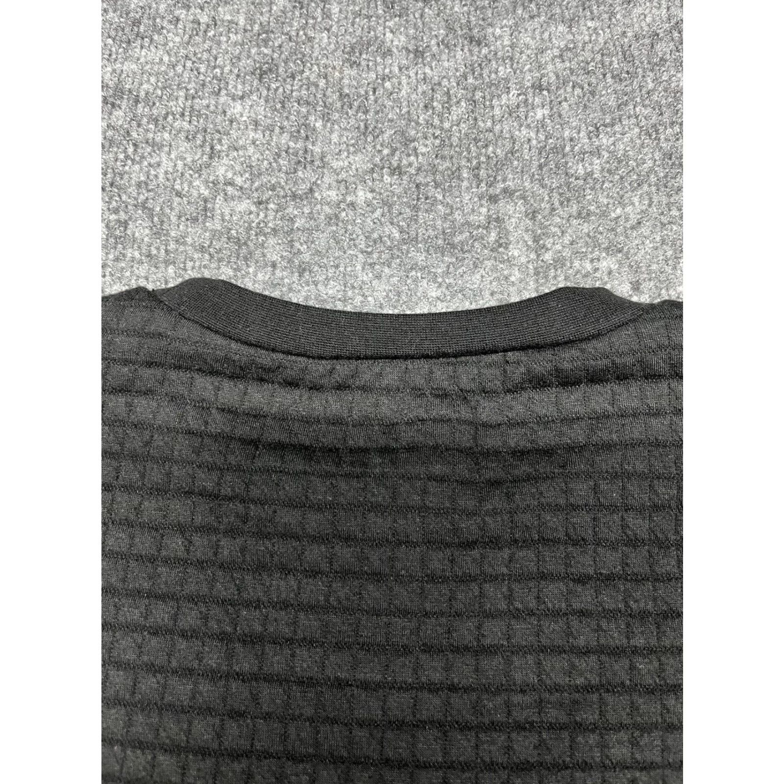 Vintage Rue21 Sweatshirt Womens Cropped M Black Long Sleeve Bungee Toggle Quilted New Size M / US 6-8 / IT 42-44 - 7 Thumbnail