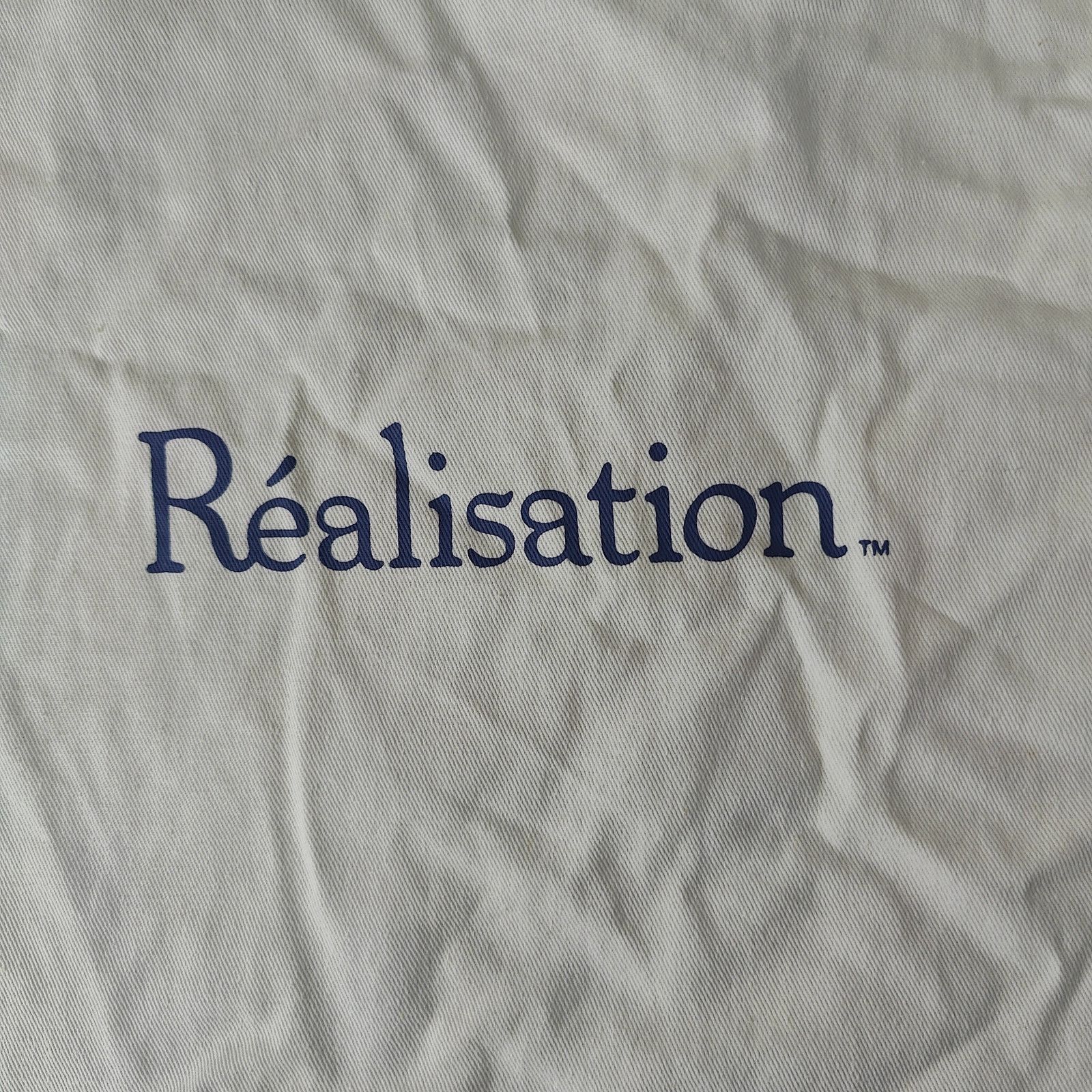 Realisation Par Realisation Shopping Tote Bag White Top Handle Size ONE SIZE - 2 Thumbnail